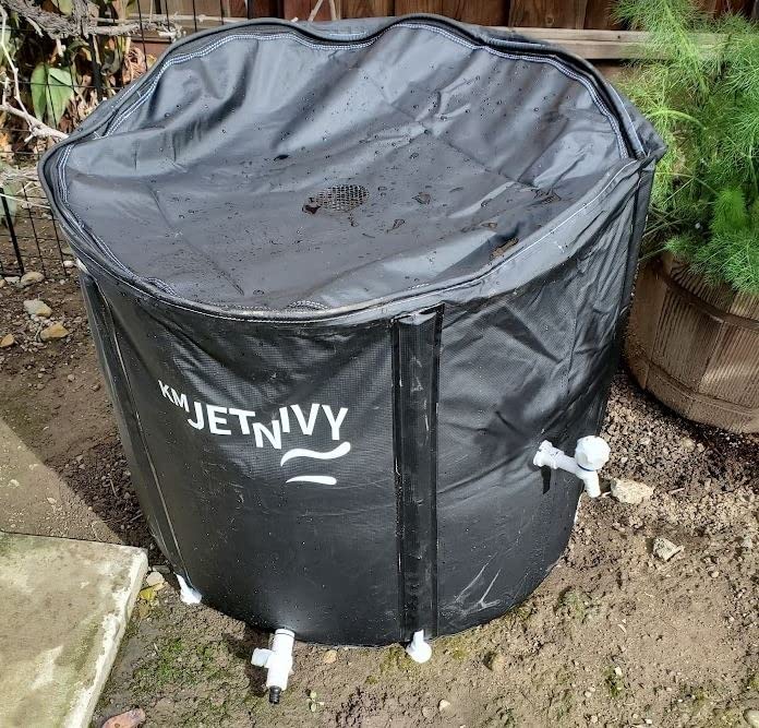 Rain Barrel Anti-Collapse Collapsible Rainwater Collection System,Portable Water Storage Tank,Garden Water Catcher customer photo 2