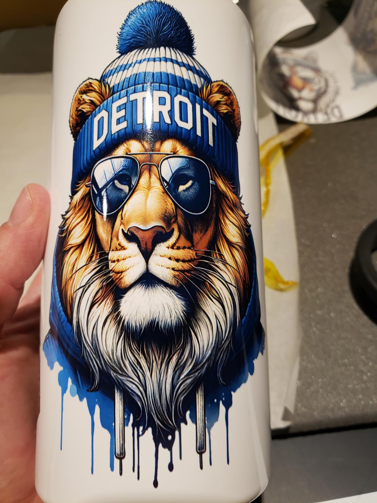 VEVOR Tumbler Heat Press Machine, Tumbler Press for 30OZ 20OZ Sublimation Straight Skinny Tumblers, with Knob Control Temp&Timer Setting for 11-16oz Mugs, Mug Press with Paper Heat Tape Gloves-Green customer photo 2