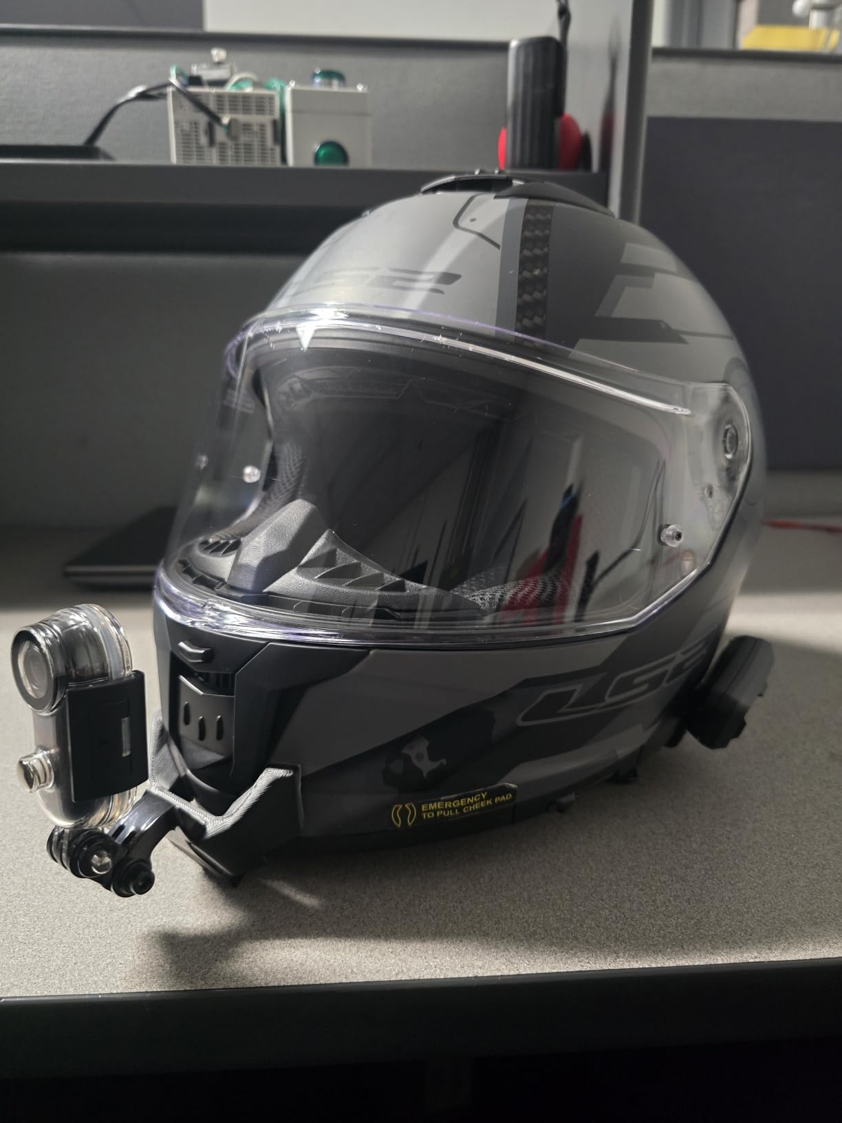LS2 Stream II Full Face Motorcycle Helmet with SunShield customer photo 2