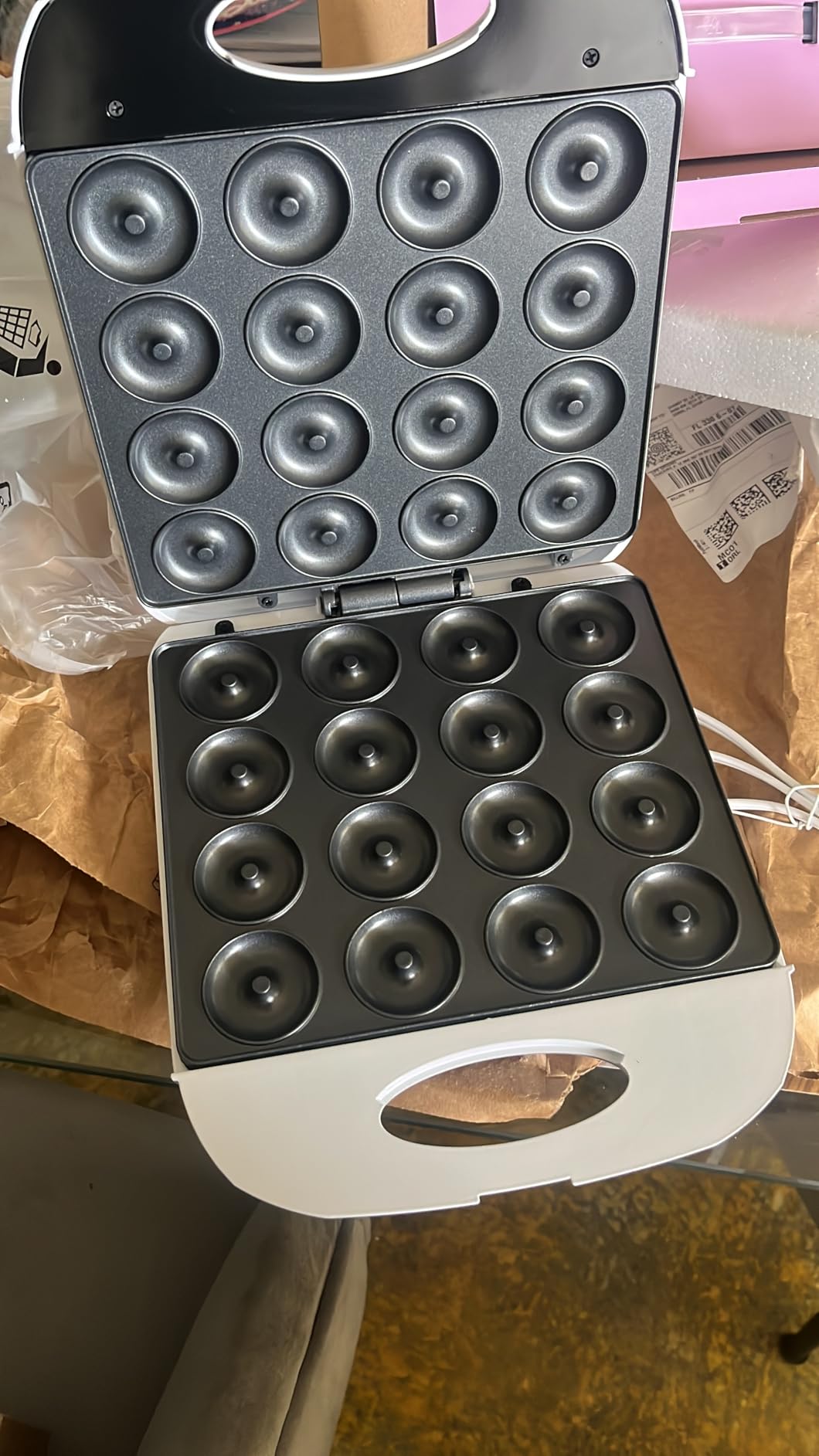 DSP Mini Donut Maker - Non-Stick, 6 Donuts, Cool-Touch customer photo 2