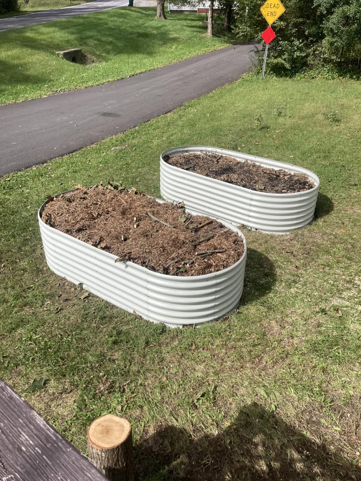 Anleolife 8x4x1.5ft Oval Galvanized Raised Garden Bed, Quartz Grey customer photo 2