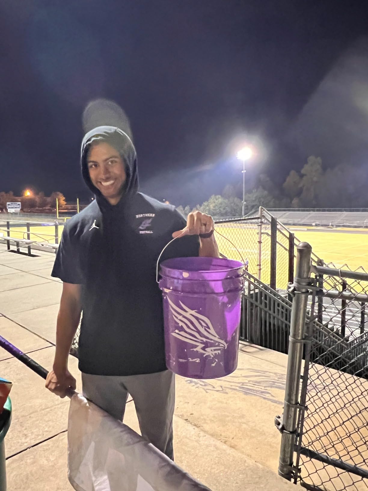 House Naturals 5 Gallon Purple Food Grade Plastic Bucket with Screw on Gamma lid, BPA Free, Made in USA (Pack of 3) (Purple Bucket with Aqua lids) customer photo 1