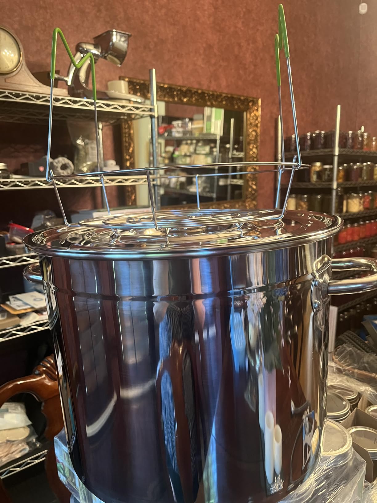 Food-Grade 24 Qt Stainless Steel Canning Pot with Rack and Lid, Large Water Bath Canner, Full Home Canning Supplies Starter Kit | All-in-One Kitchen Tools & Accessories Set | by Supa Ant customer photo 2