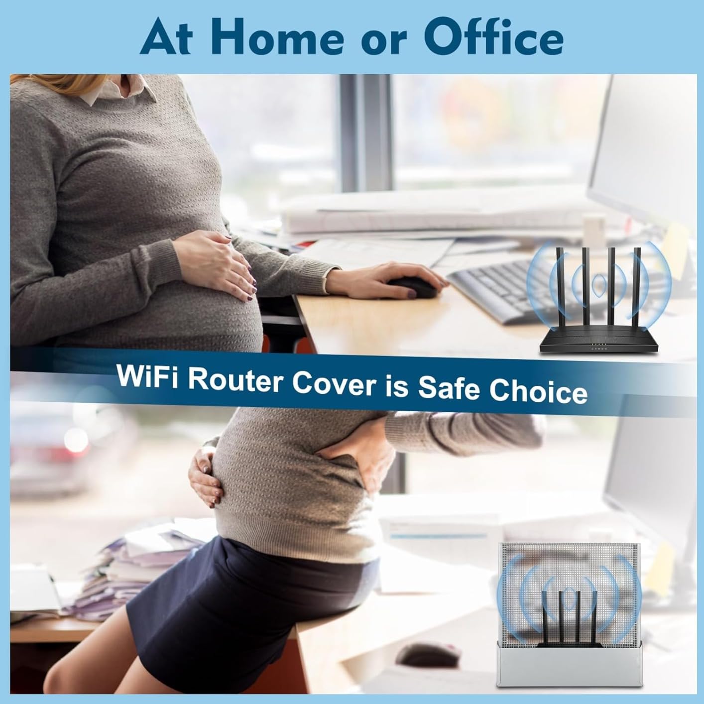Large WiFi Router Cover - Blocks 90% of Router Emf & 5G customer photo 1