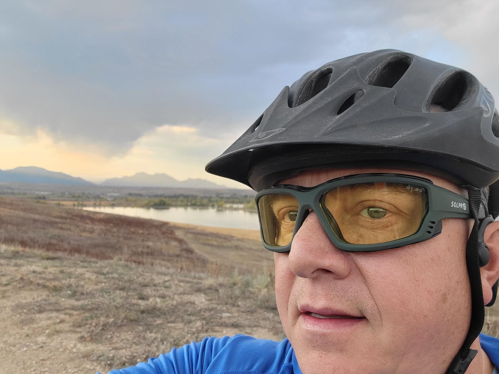 Anti-Fog Safety Riding Sunglasses, Strap and Foam Padded | Wraparound ANSI Grade Sunglasses, Powersports Goggles, UV400 Anti Fog, Windproof customer photo 1