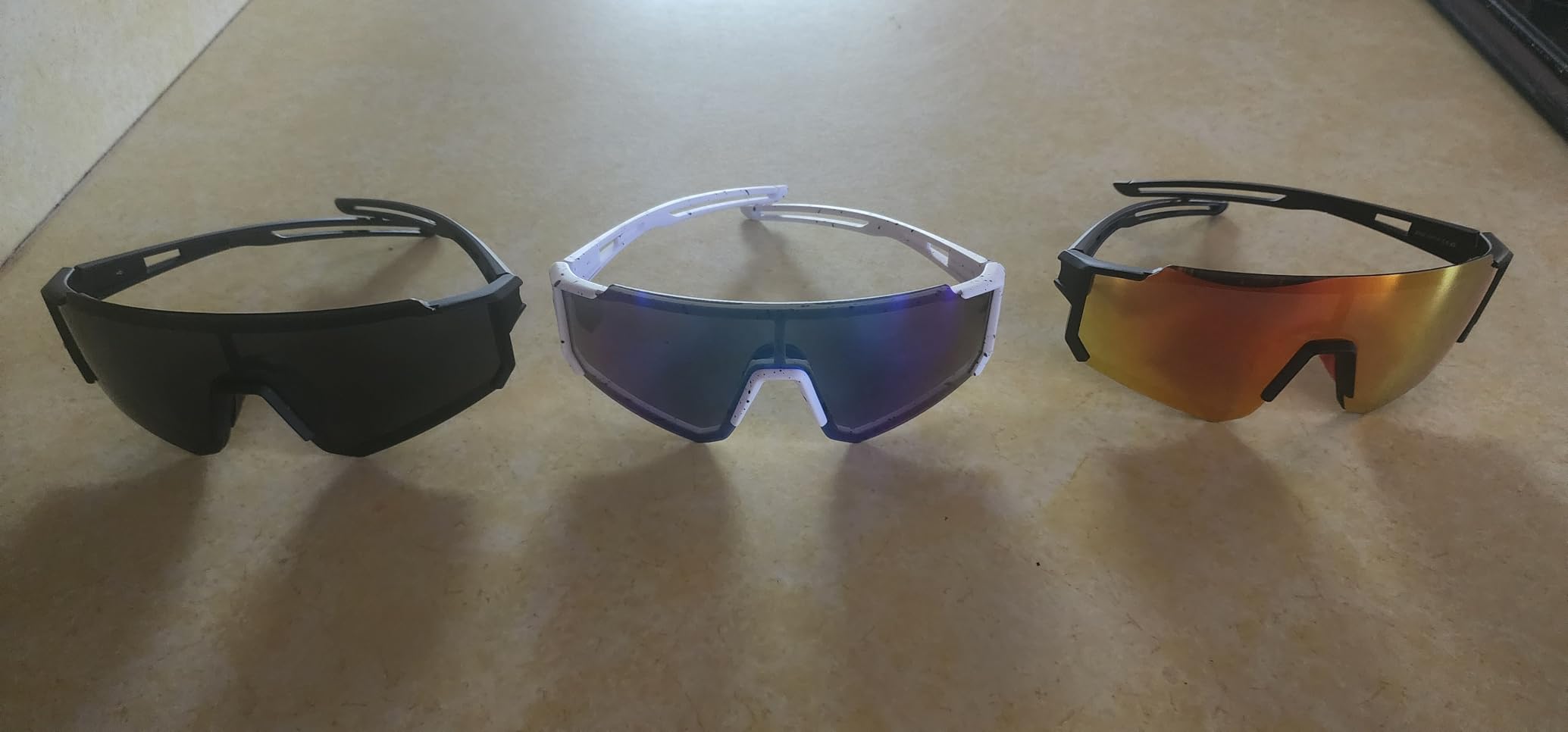 Polarized Sport Sunglasses Men Women TR90 Lightweight UV400 | Polarized Sport Sunglasses with TR90 Lightweight Frame UV400 Lenses Fit for Cycling Running Fishing Outdoor Adventures customer photo 2