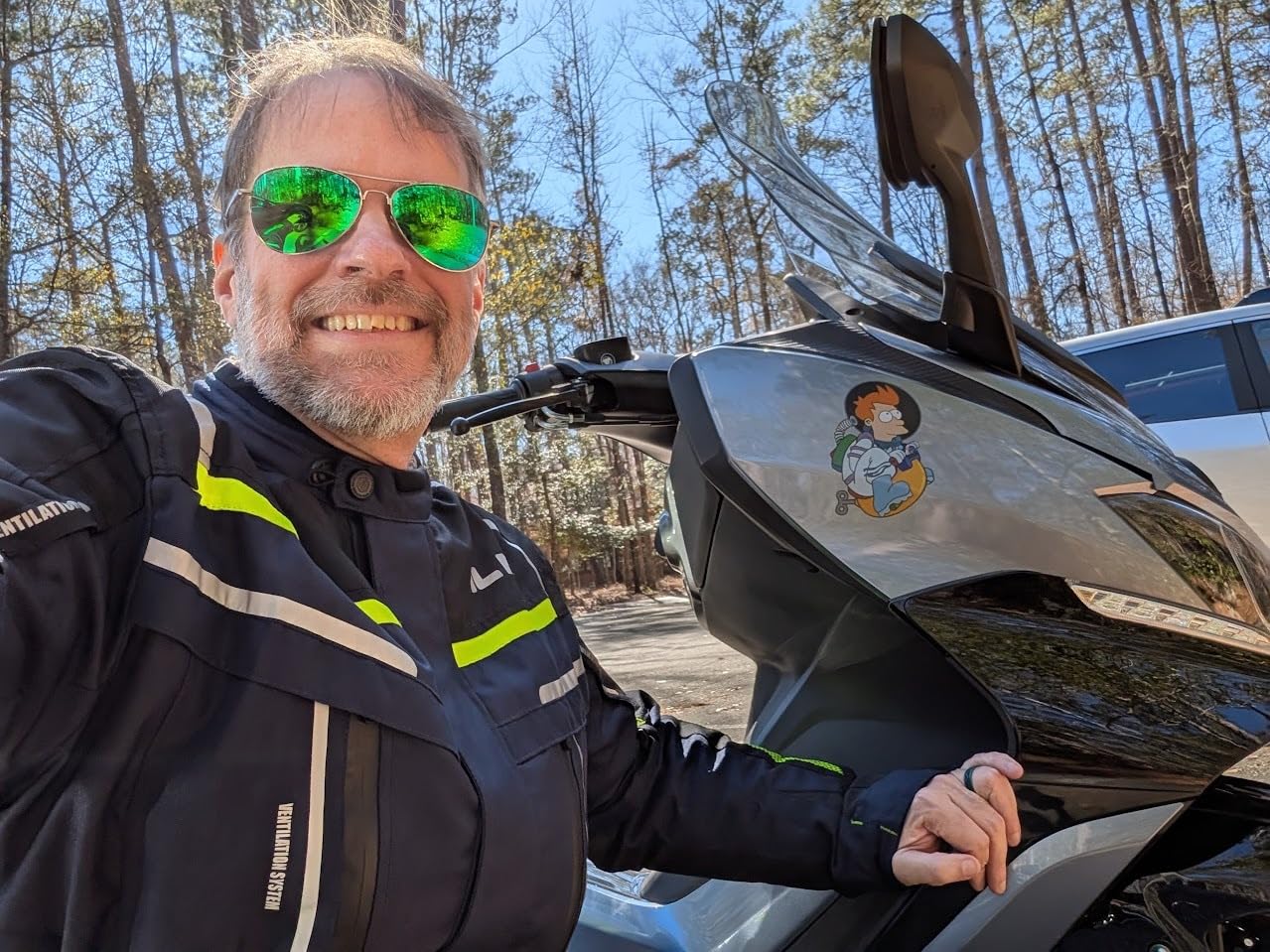 ILM Adventure Motorcycle Jacket CE Armored & Detachable Thermal Liner JRL3 customer photo 2