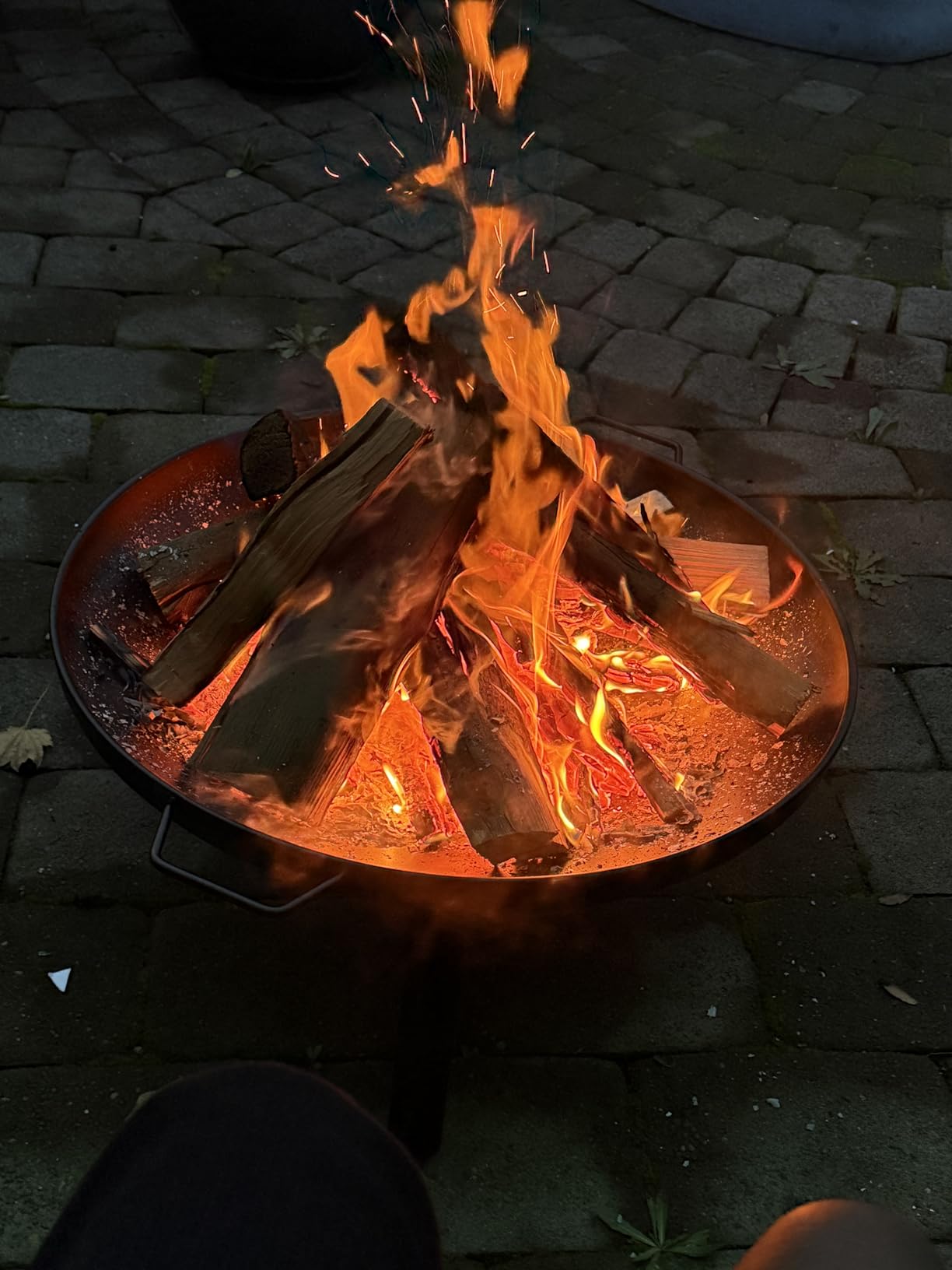 GasOne 23 in Outdoor– Wood Burning Fire Pit – Durable Alloy Steel Fire Pits for Outside – Small Fire Pit for Backyard, Porch, Deck, Camping, BBQ customer photo 2