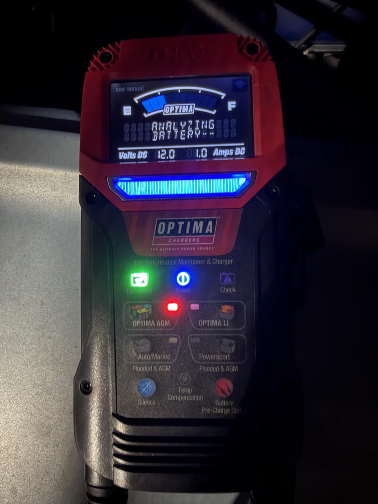 OPTIMA® Batteries Digital 400+ 12 Volt Battery Maintainer and Charger customer photo 2