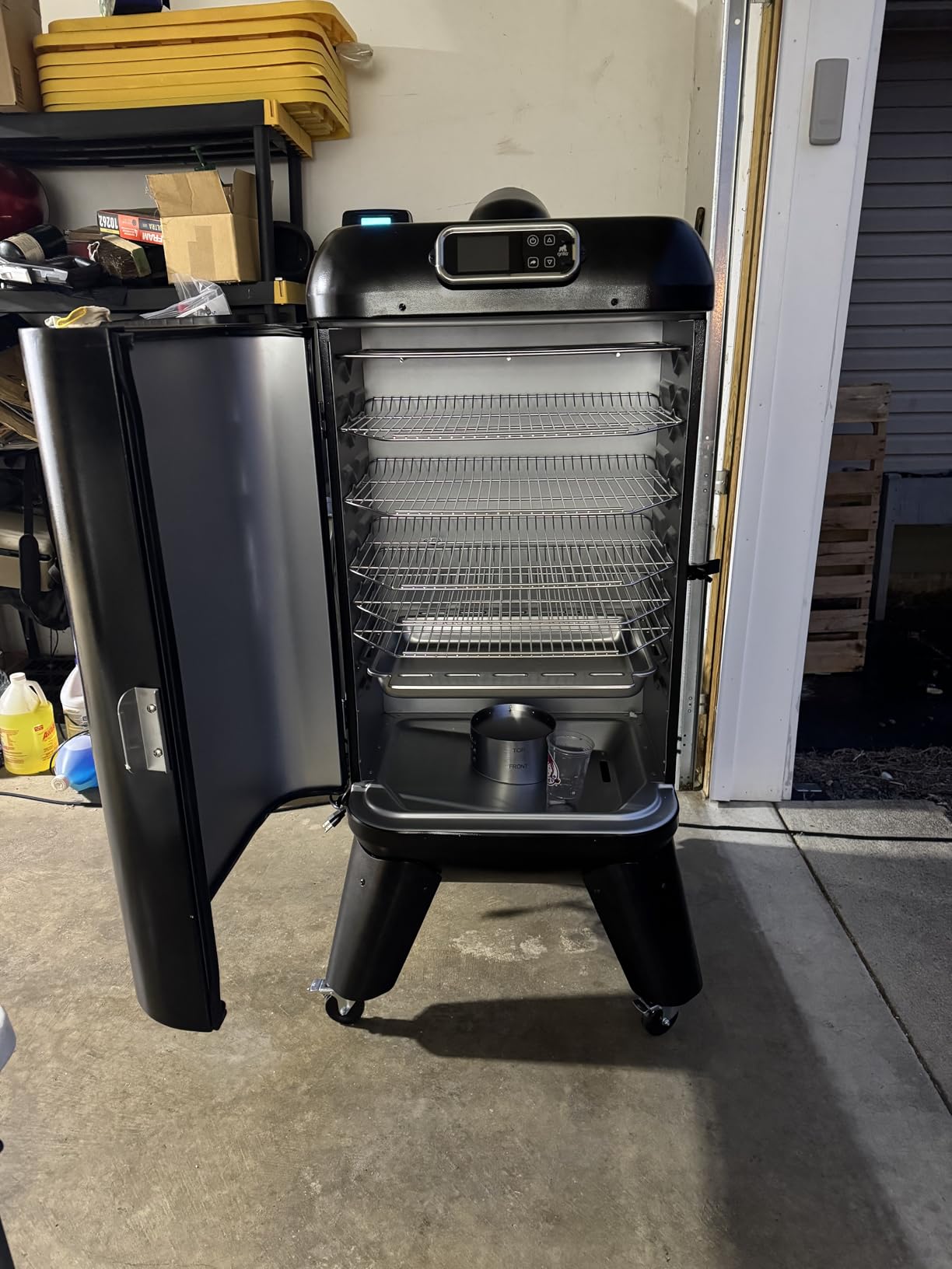 GRILLA Mammoth Vertical Smoker with 5 Trays, High Smoke Production, Wifi Enabled Touchscreen Controller, For Smoking, Outdoor Cooking, and Grilling customer photo 1