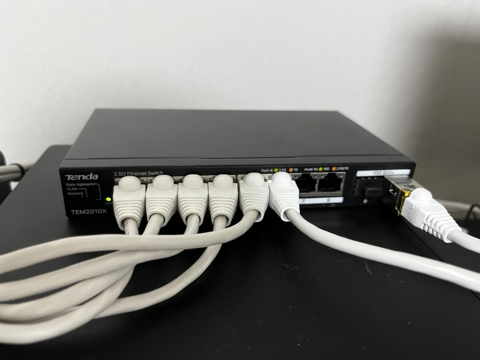 Tenda 2.5Gb Switch, 10-Port Ethernet Switch with 8 Port 2.5G & 2 x 10G SFP+ customer photo 2