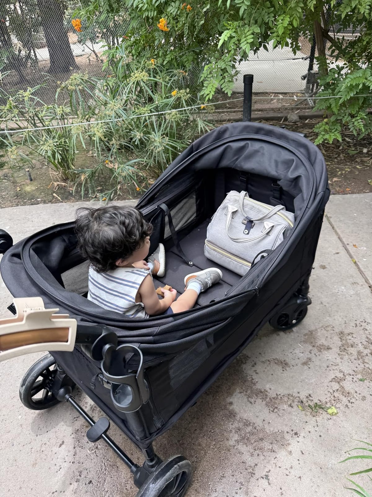 MRZLB Luxury Wagon Stroller for 2 Kids & Cargo-Lightweight Travel Stroller customer photo 2