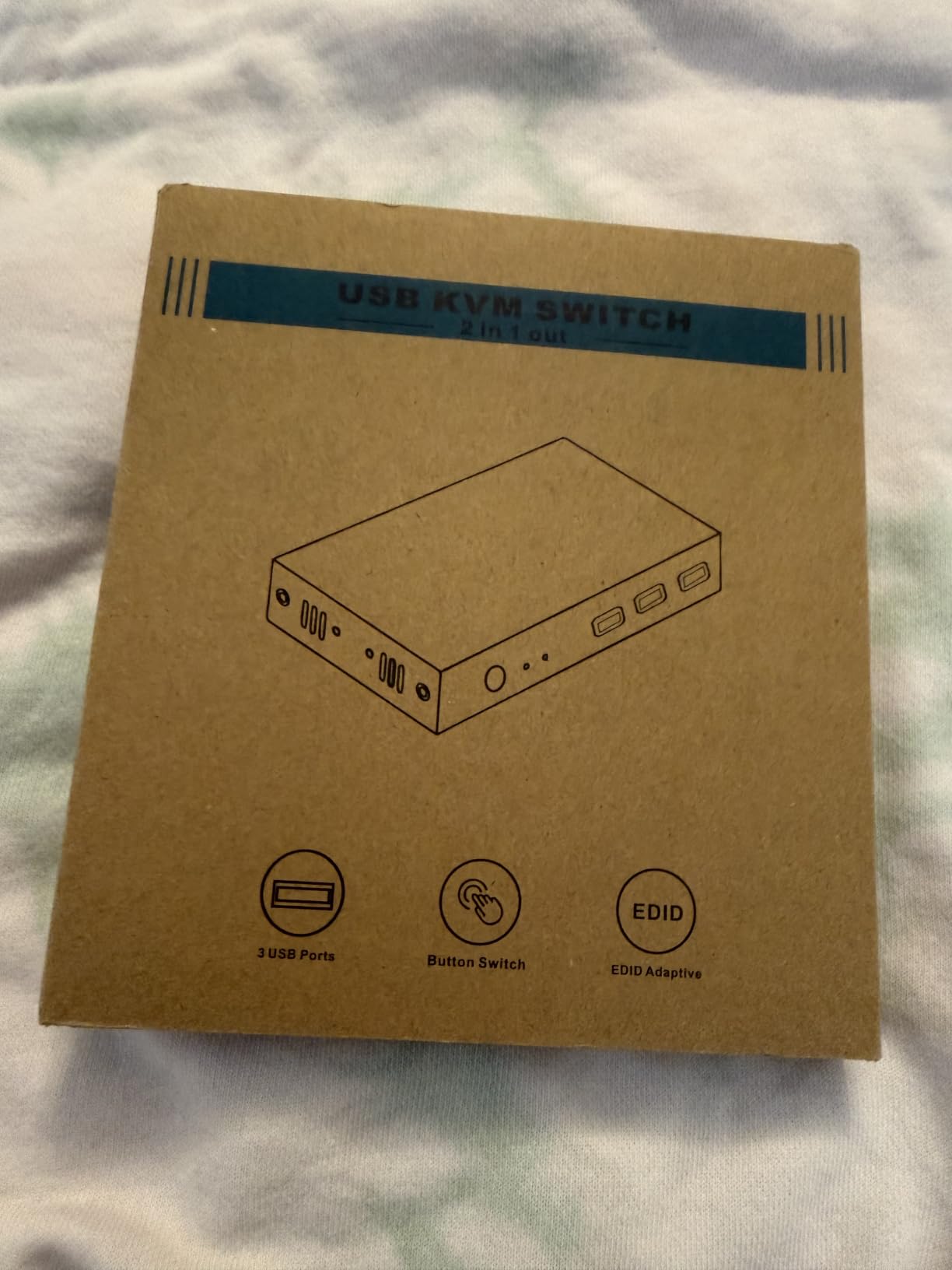 Hearvo USB 3.0 HDMI KVM Switch for 2 Computers 1 Monitor, 4K@60Hz, S7232H customer photo 1