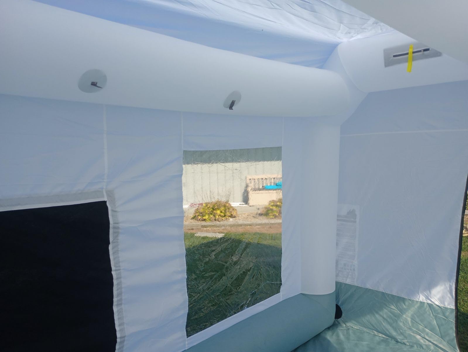 GORILLASPRO 13x10x8Ft Inflatable Paint Booth Tent with 550W Blower, Spray Tent with Air Filter System, Used for DIY Painting Car Truck Motorcycle Garage Furniture Parts Paint Renovation customer photo 2