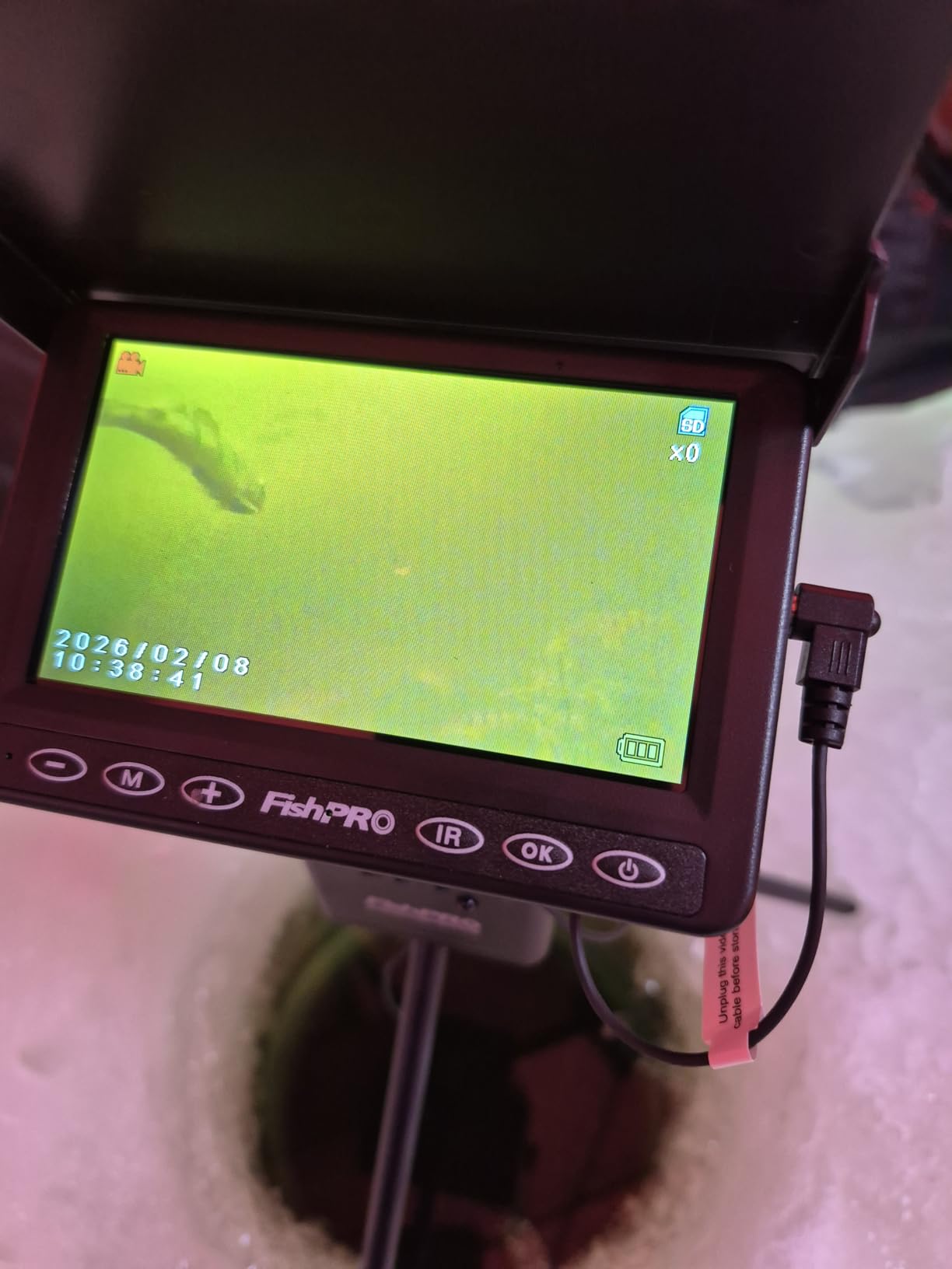 [FishPRO® 2026 Upgrade] The PRO in Underwater Fishing Camera -4.3'' Ice Fishing Camera Underwater(NO Need Learn), 1000TVL, Ice Fish Gift for Men, Ice Fish Finder for Boat Fish w/IR/USB-C/5,000mAh/66ft customer photo 1