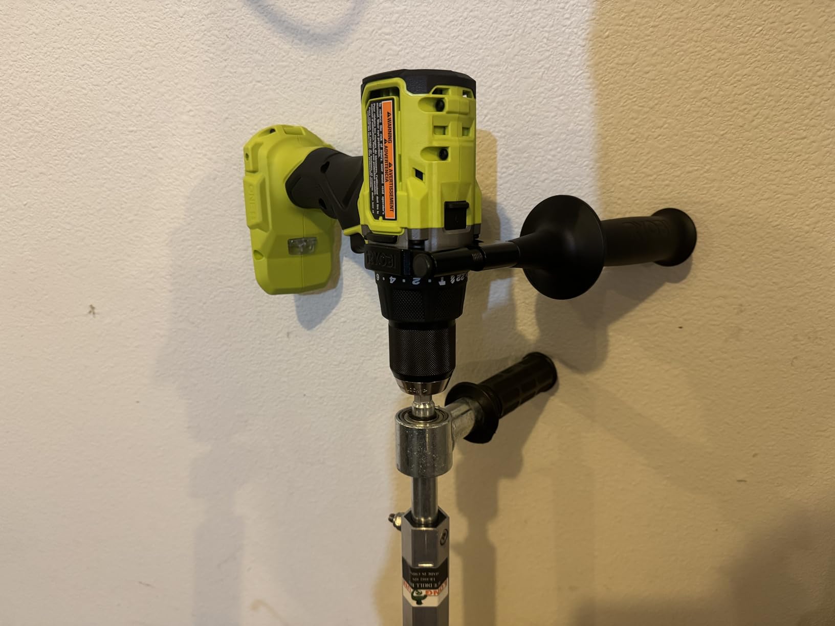 Nylon 8 Inch Ice Auger, 35.95 Inch Extended for Drilling Deep Ice Fishing Holes, Durable Polymer Auger Drill Bit for Ice Post Hole Digger w/Sharp Blade & Cover, Ice Auger Adapter with Handle-Yellow customer photo 1
