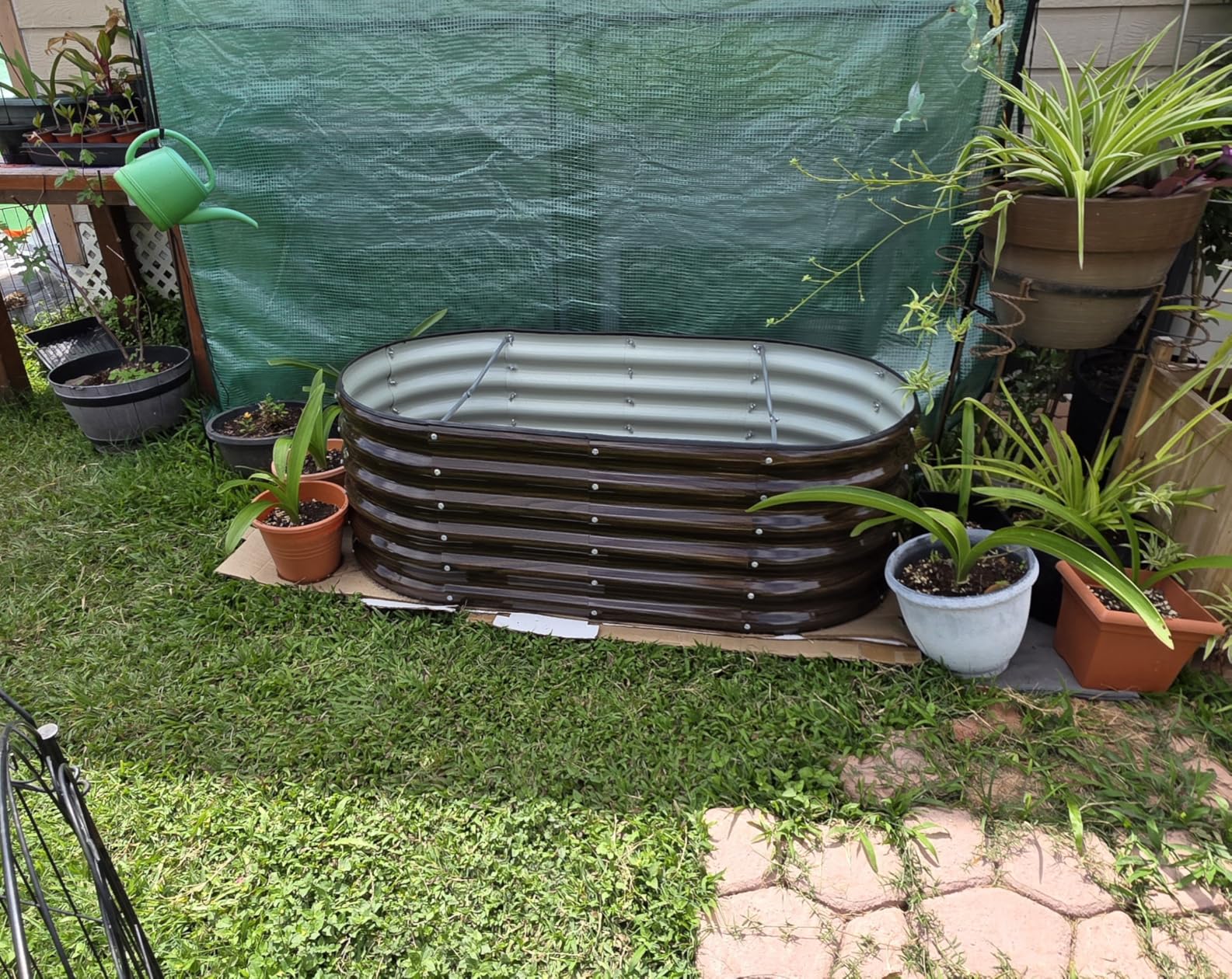 SnugNiture 3 Pcs 4x2x1.5ft Raised Garden Bed Outdoor, 17