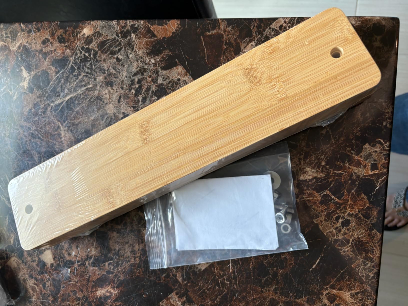 Book Press - Bamboo Wood Bookbinding Press for Craft Enthusiasts - Anti-Slip Mat, Portable & Handmade Book Binding Tool (Book Press) customer photo 1