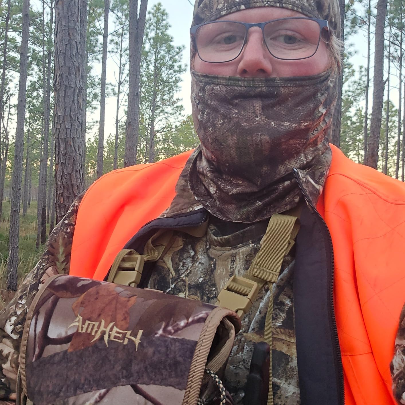 AMHEH Binocular Harness Chest Pack for Hunting with Rangefinder Pocket customer photo 1