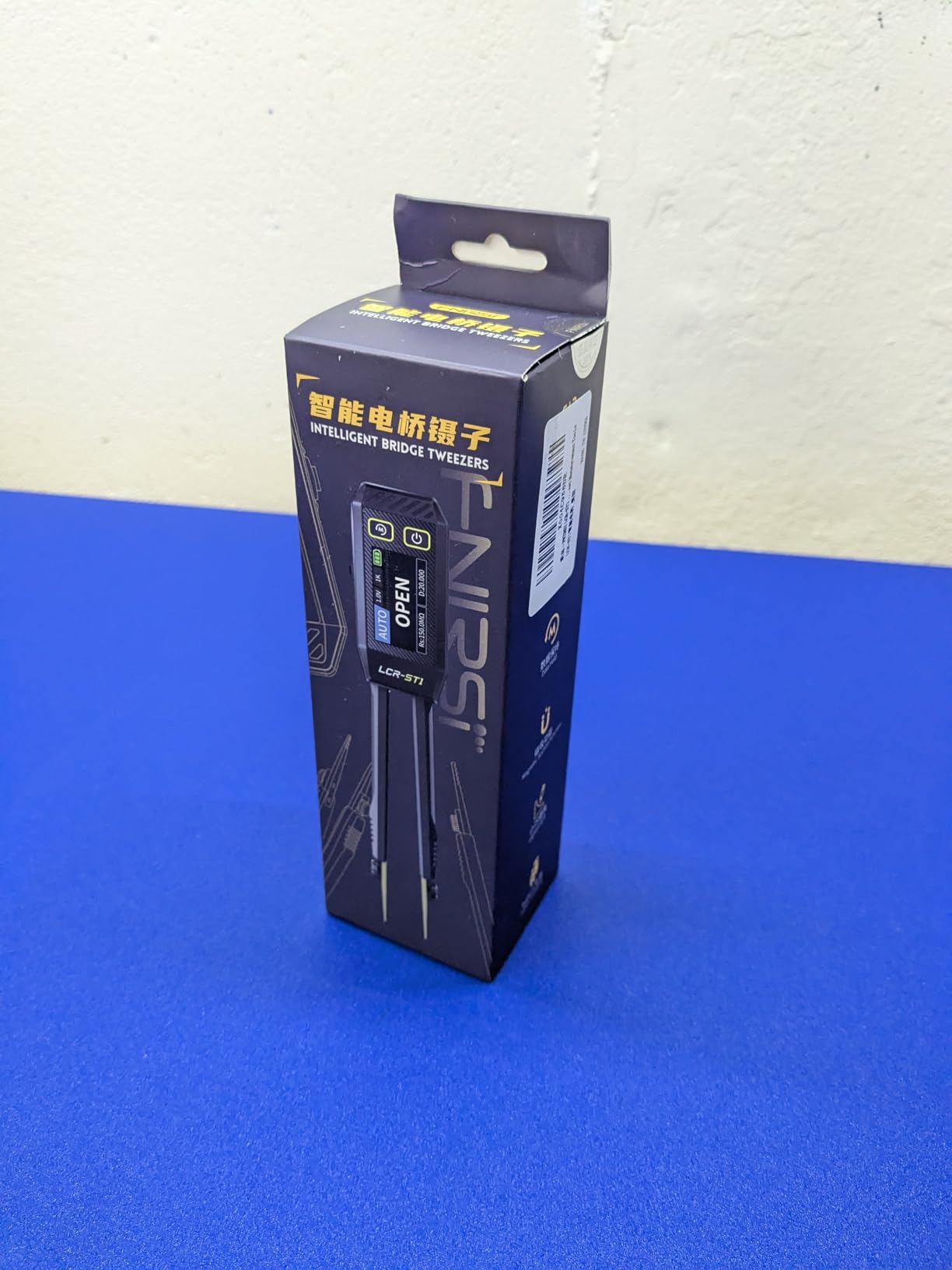FNIRSI LCR-ST1 10kHz LCR Meter Tweezers, Smart SMD Component Tester customer photo 2