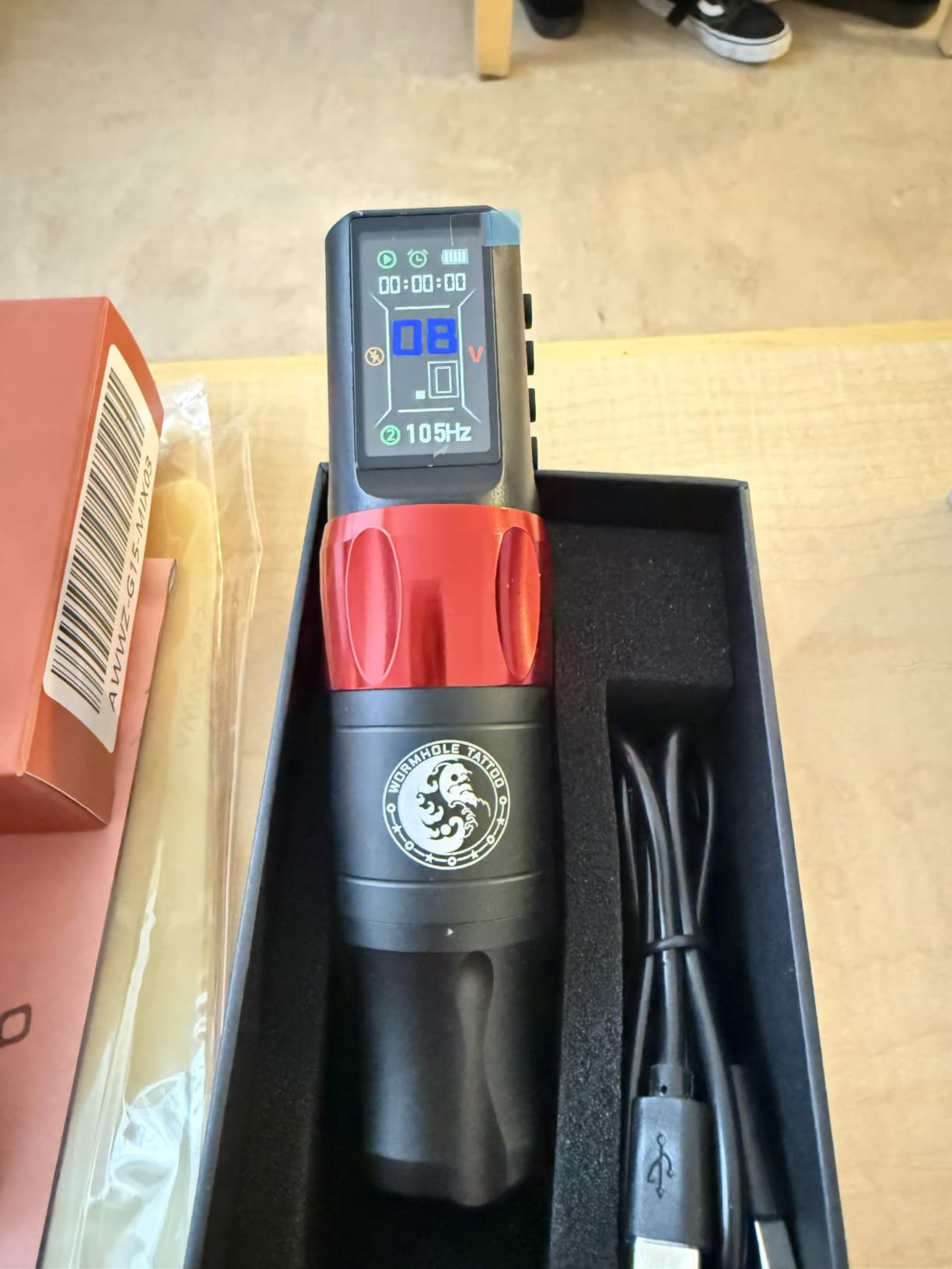 Wormhole Saros Wireless Tattoo Pen Kit for Beginners Artists Multi-function customer photo 2