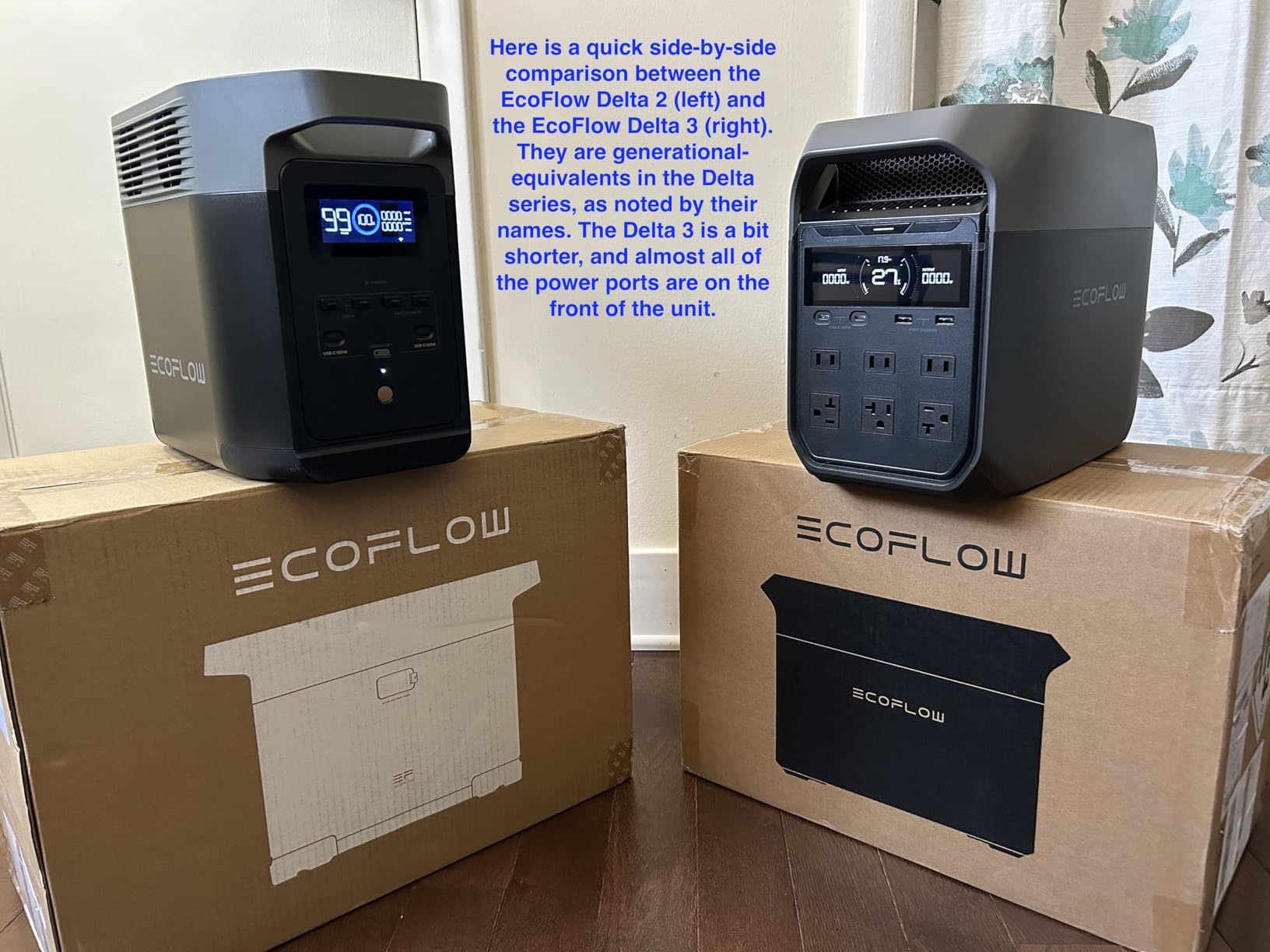 EF ECOFLOW Delta 3 Portable Power Station, 1024Wh 1800W customer photo 2