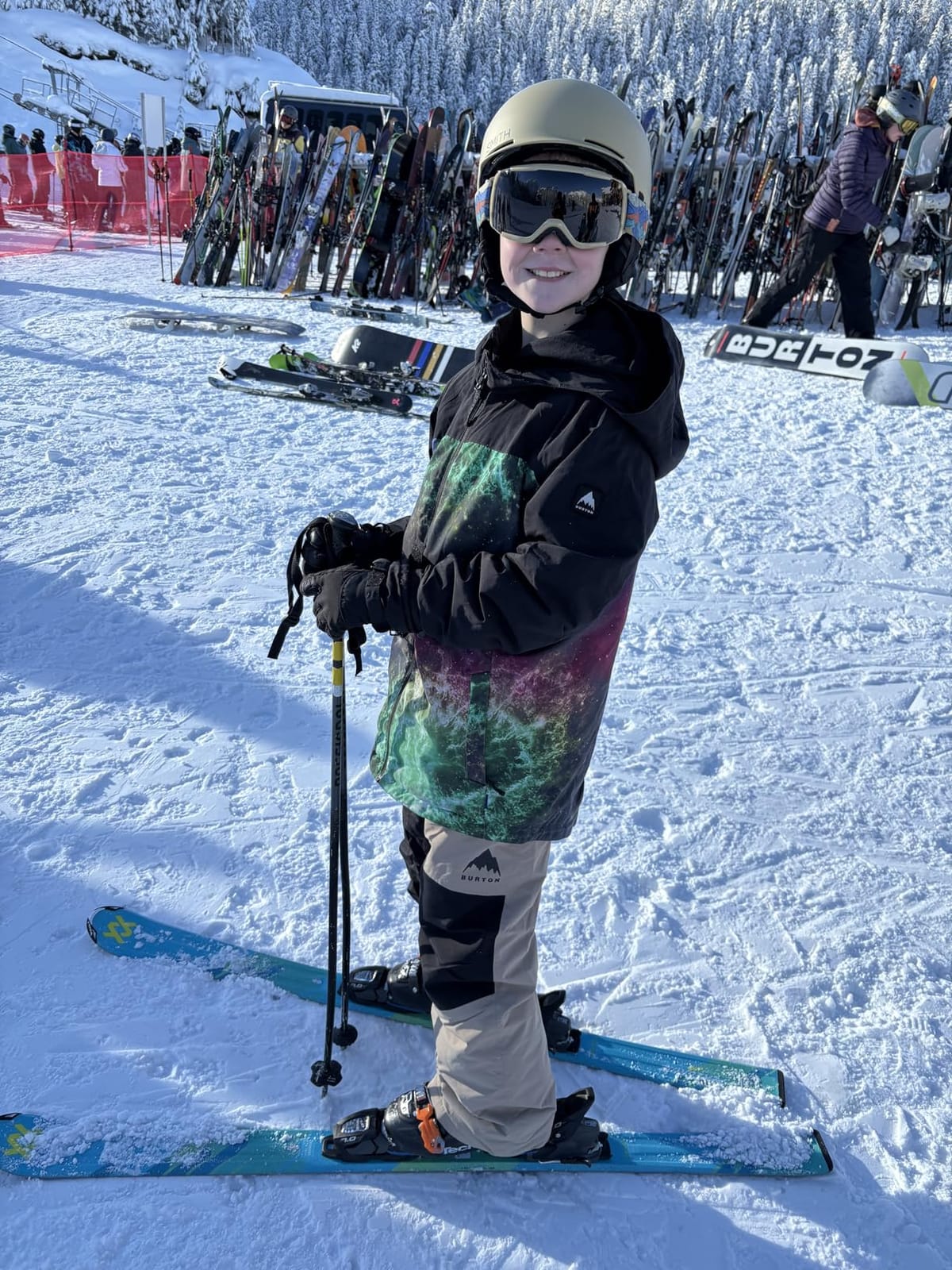 Burton Kids' Skylar 2-Layer Bib Pants - Waterproof Winter Snowboard Bib Pants for Boys & Girls customer photo 1