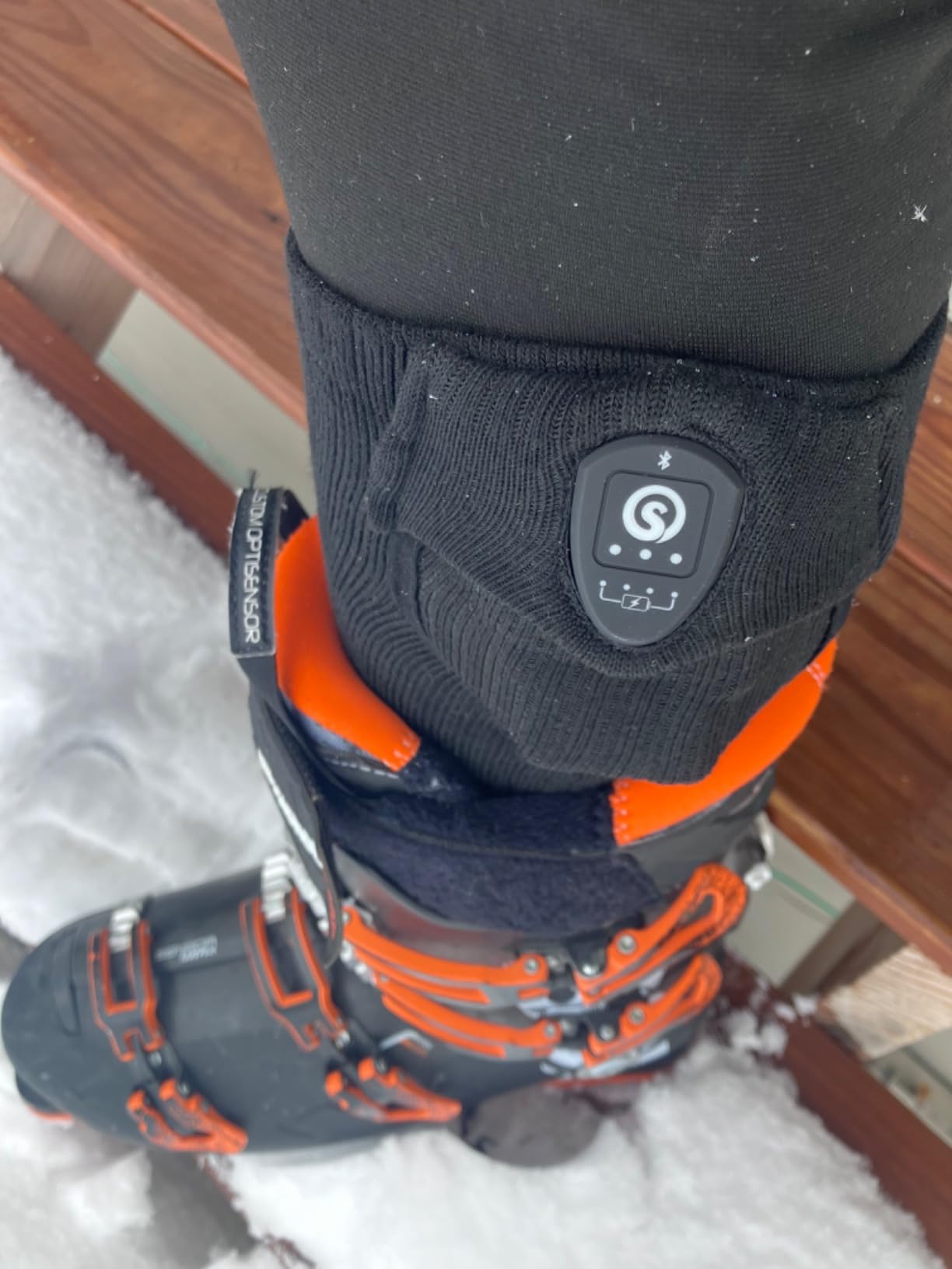 SAVIOR HEAT Heated Socks for Men Women, APP Control Rechargeable Ski Socks | 7.4V, 3-10 Hours, Washable customer photo 2