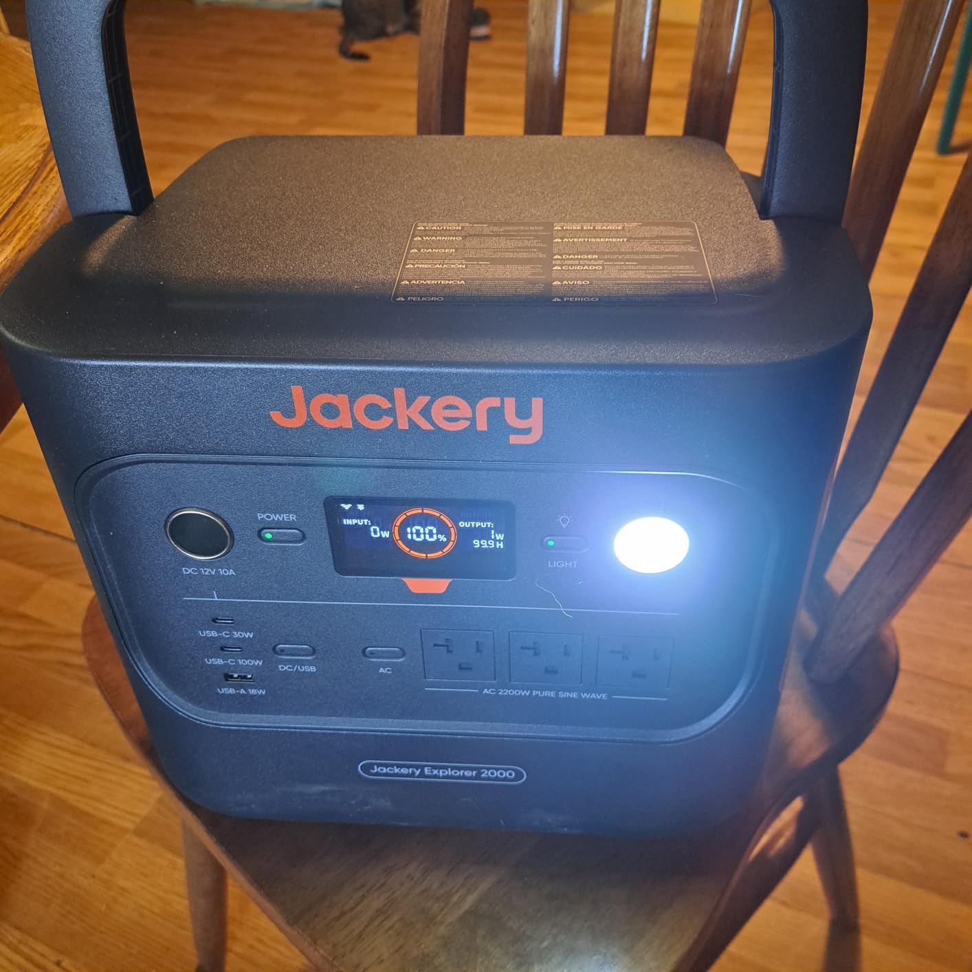 Jackery Explorer 2000 v2 Portable Power Station, 2042Wh, 2200W AC Output customer photo 1