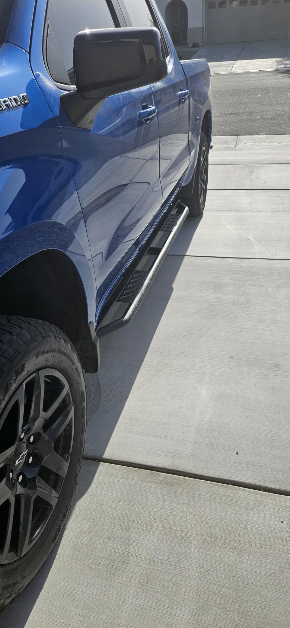Tyger Auto Trax Side Steps Compatible with 2019-2026 Chevy Silverado GMC Sierra 1500; 2020-2026 2500 3500HD | Crew Cab | TG-TX7C29758 | Textured Black Rail Running Board customer photo 2