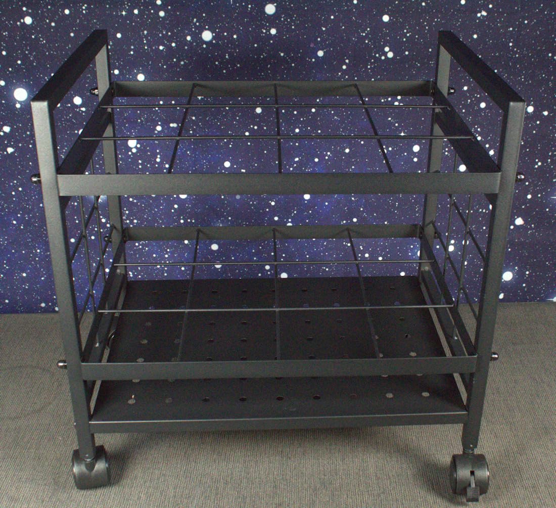 GIOTORENT Blueprint Storage Rack, Blueprint Holder with Wheels, Used for Storing Map/Poster/Blueprint/Architectural Construction Plan, 12 Slots, 2 Brakes, Silent Wheel for Home, Office, School(Black) customer photo 1