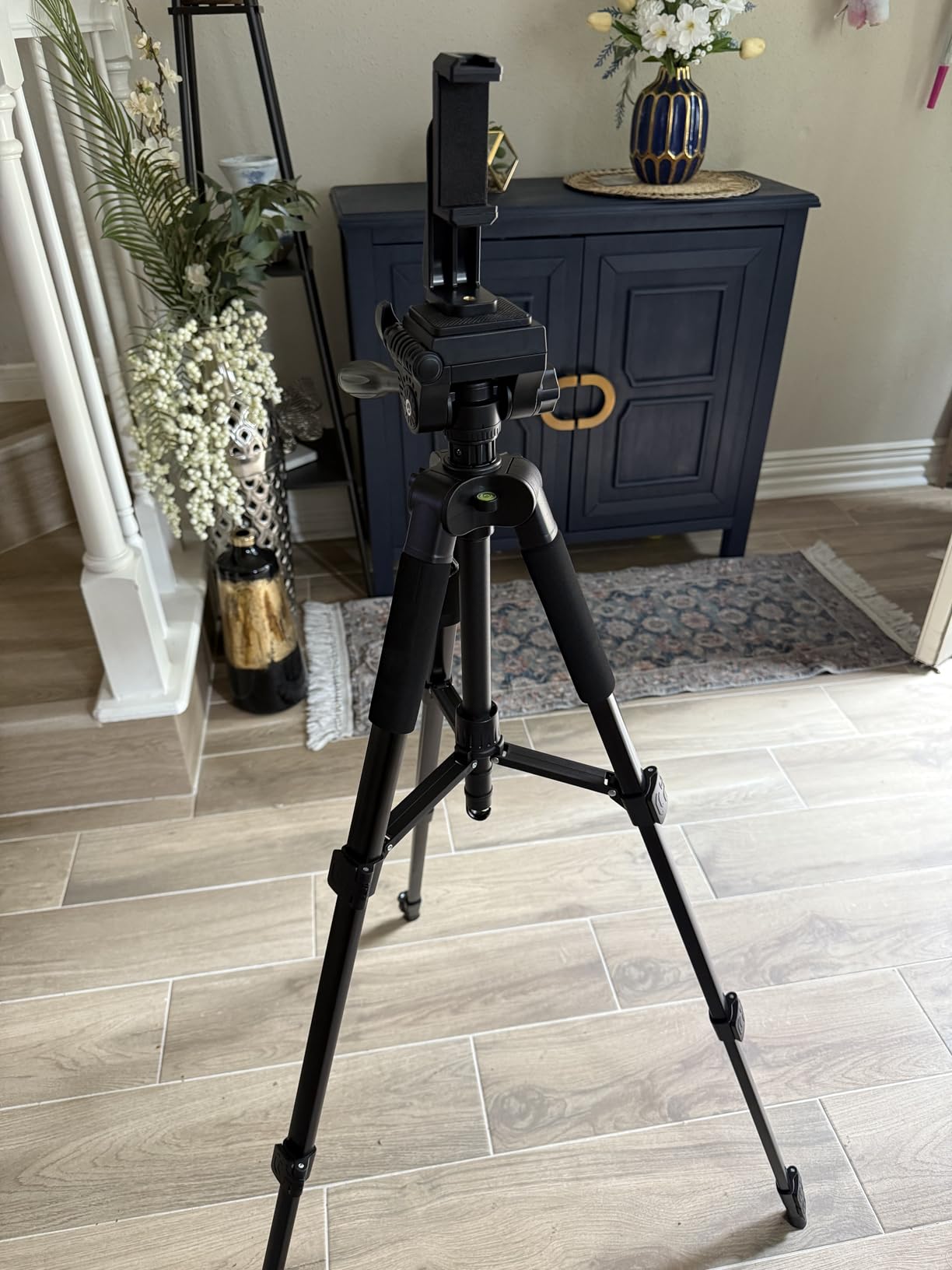 Binocular Tripod, 72” Spotting Scope Tripod Stand with Binocular Adapter and 2 QR Plates, Travel Camera Stand with Phone Holder/Carry Bag, Compatible with Binoculars/Spotting Scope/Camera/Phone customer photo 2