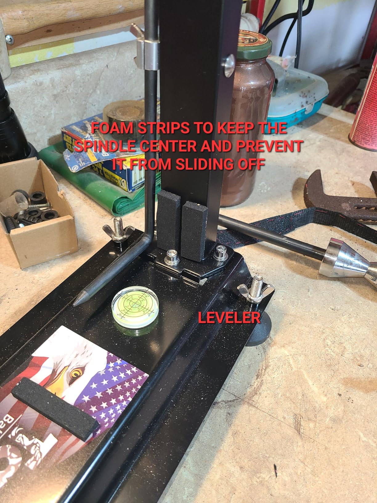 Motorcycle Wheel Balancer for Static and Dynamic Balancing customer photo 1