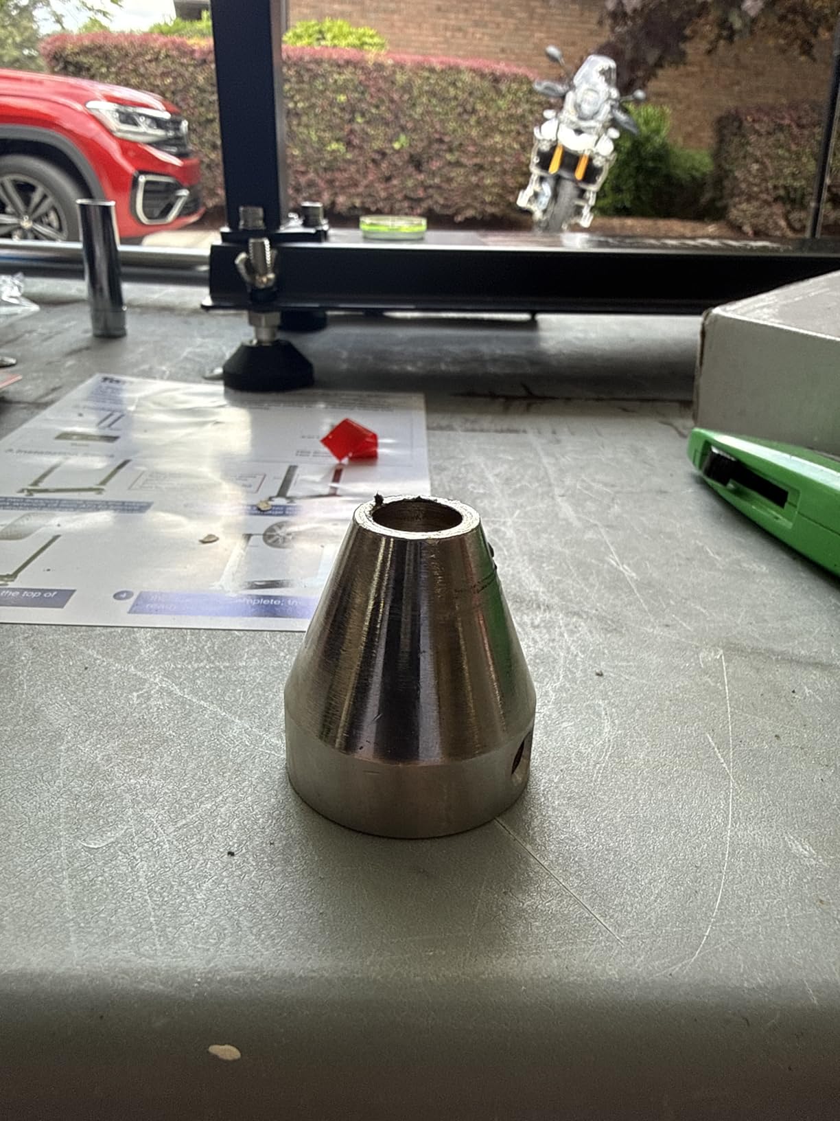 Motorcycle Wheel Balancer for Static and Dynamic Balancing customer photo 2