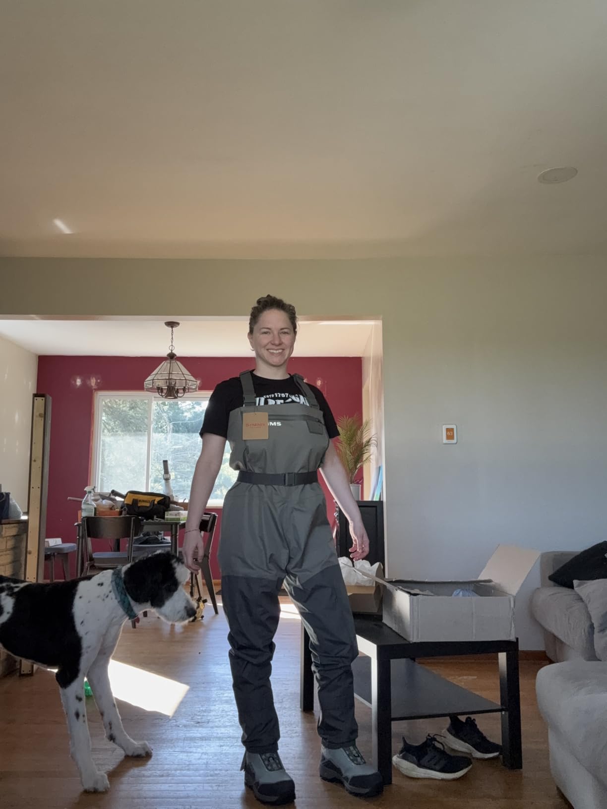 Simms Women's Tributary Stockingfoot, Basalt customer photo 1