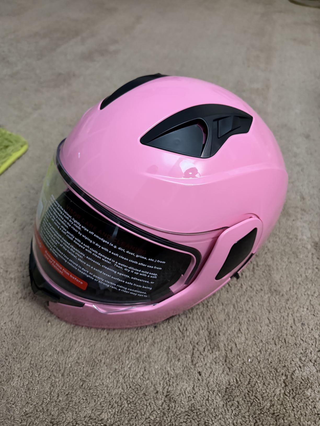 Modular Flip up Motorcycle Helmets for Men Women, DOT Approved customer photo 2