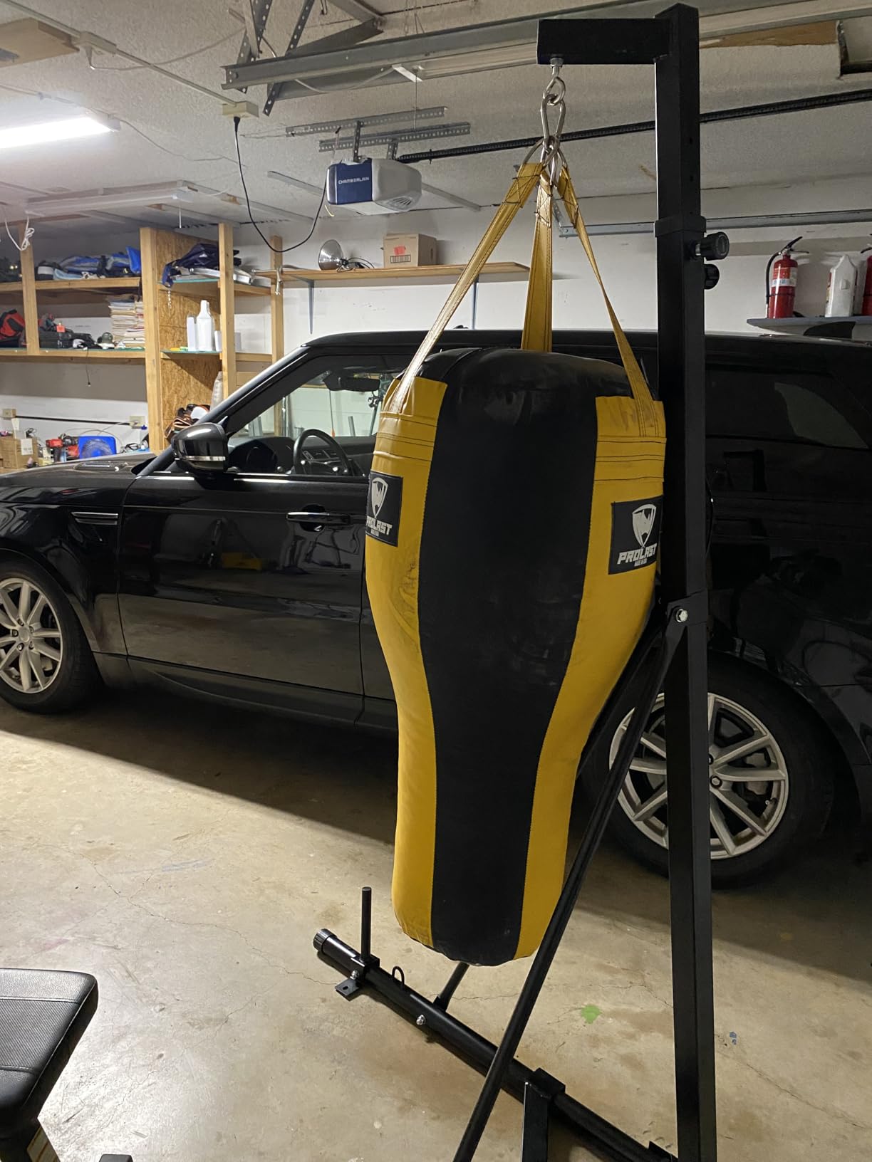 TLSUNNY Height Adjustable Heavy Duty Punching Bag Stand, Stand Only customer photo 1