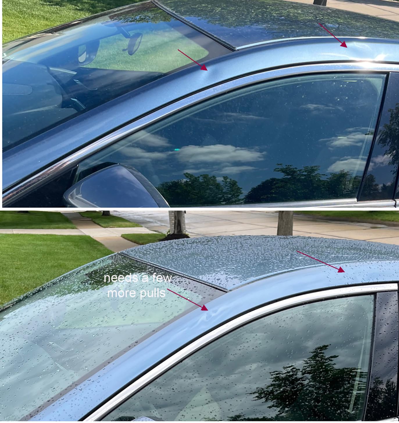 Super PDR Dent Puller Kit Paintless Dent Repair Kit for Car – Slide Hammer Suction Cup and PDR Light for 98% Auto Body Dent Removal, Hail Damage & Appliance Dents or Vehicle Dent Removal customer photo 1