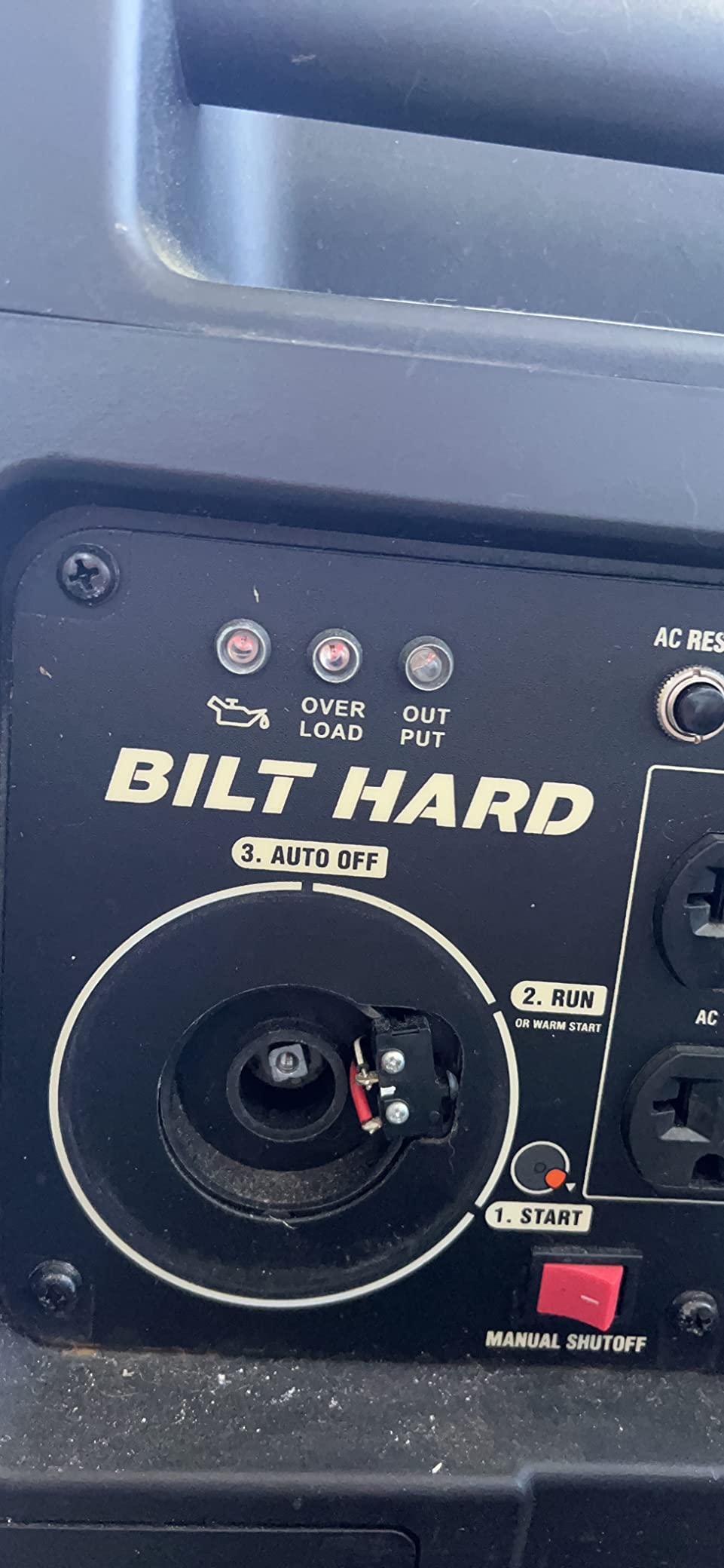 BILT HARD Dual Fuel Gas & Propane Powered Generator 4500W, Gas & Propane Powered Generator with CO Sensor, RV Ready, Parallel Capable, 4-Cycle Engine Portable Outdoor Generators for Home, Camping customer photo 1