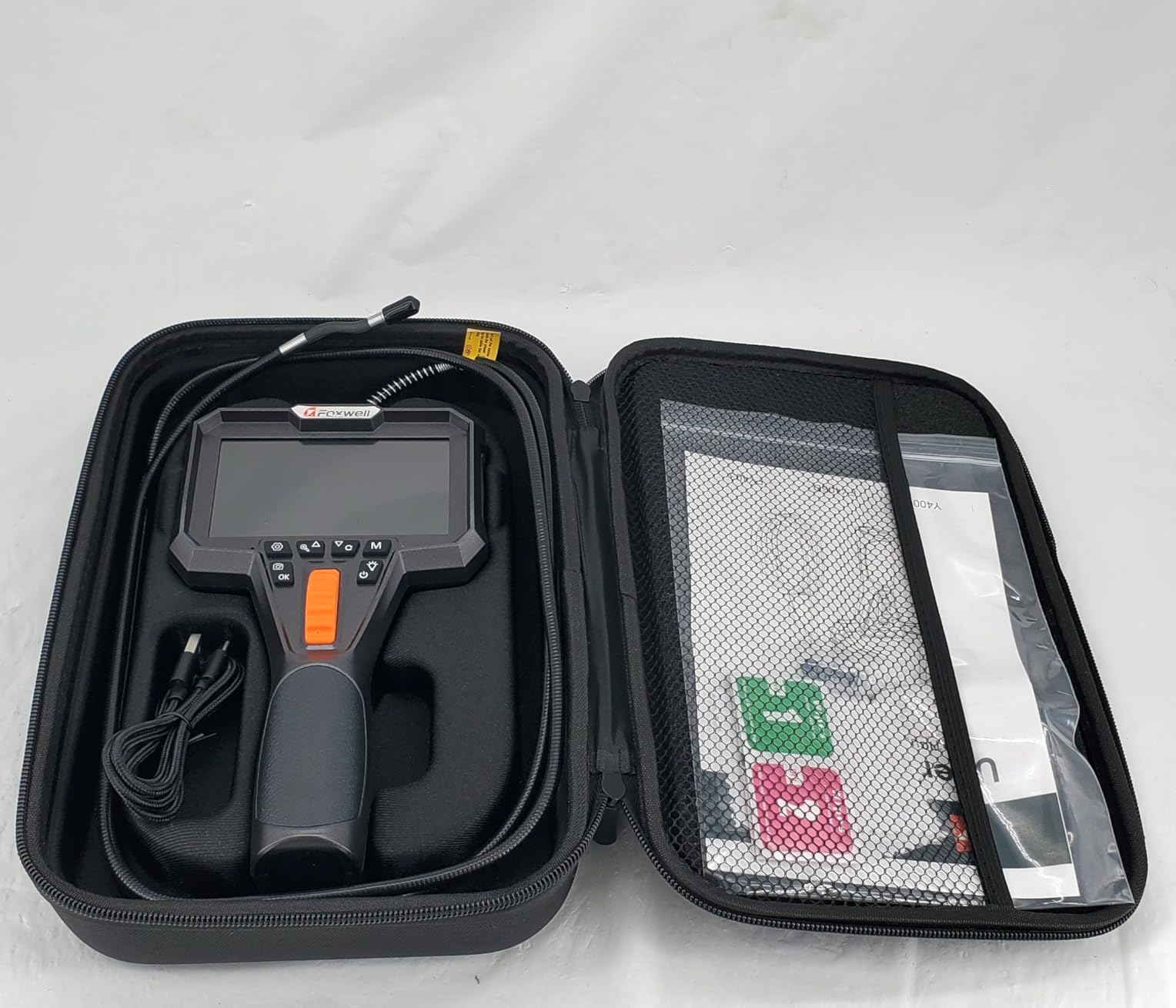 FOXWELL Y400 220° 2-Way Articulating Borescope, 0.24in Ultra-Slim Endoscope customer photo 1