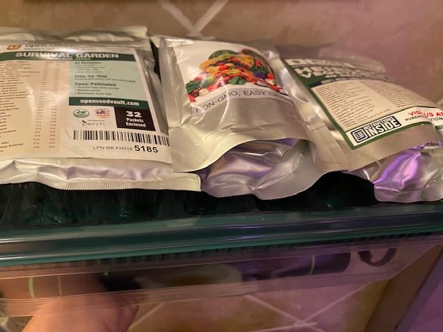 12 Cell Seed Starter Kit with Grow Light Heating Mat & Silicone Pots customer photo 2