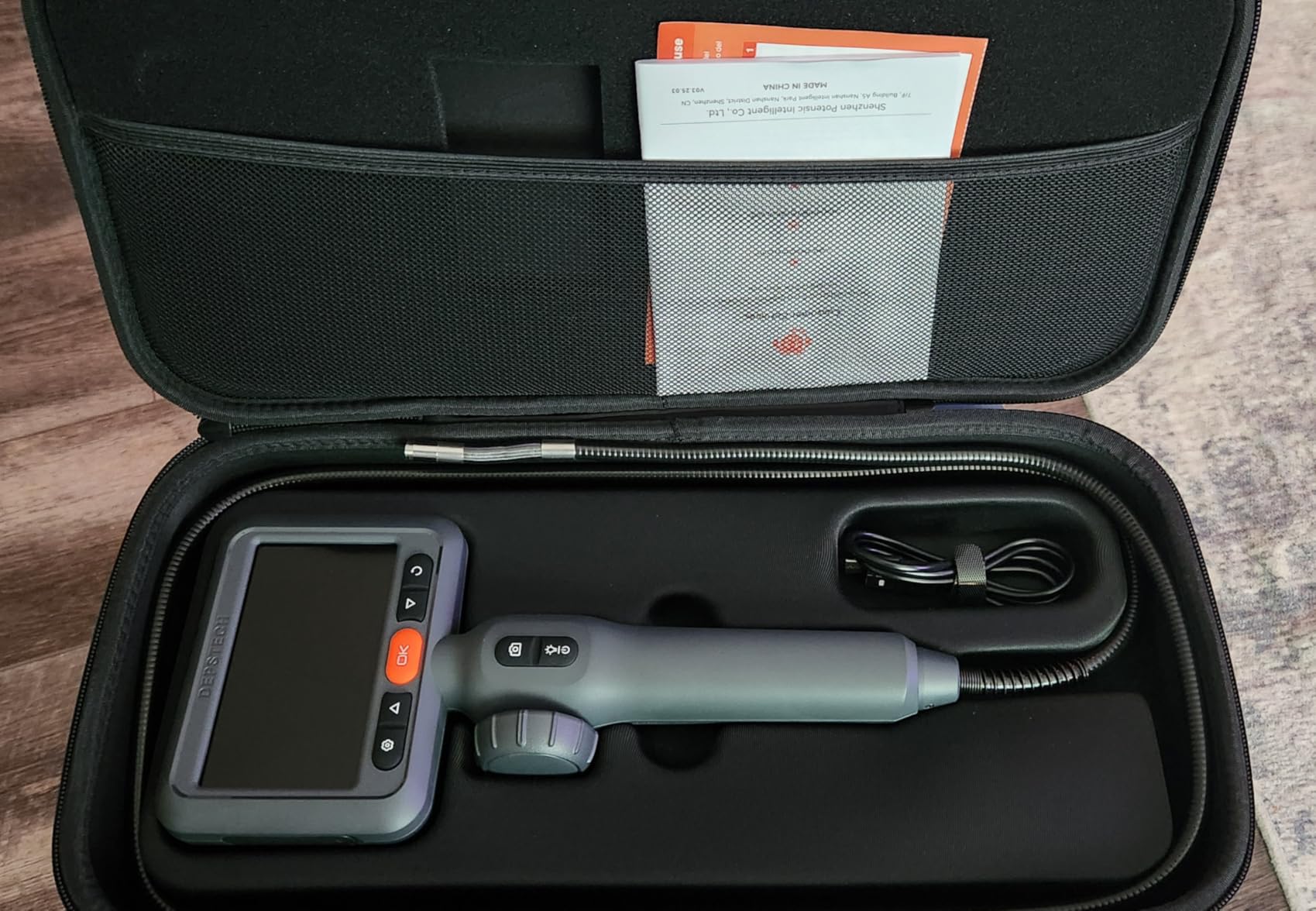 DEPSTECH Dual Lens Articulating Borescope, Endoscope Camera with Light 5FT customer photo 1