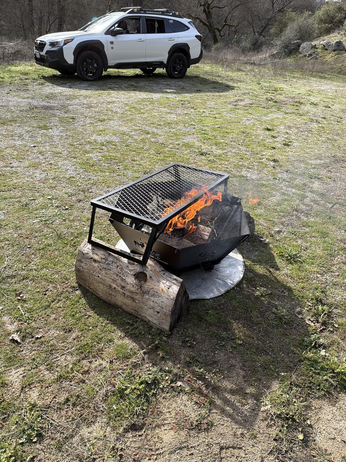 23Inch Collapsible Fire Pit for Camping with Tote Bag customer photo 2