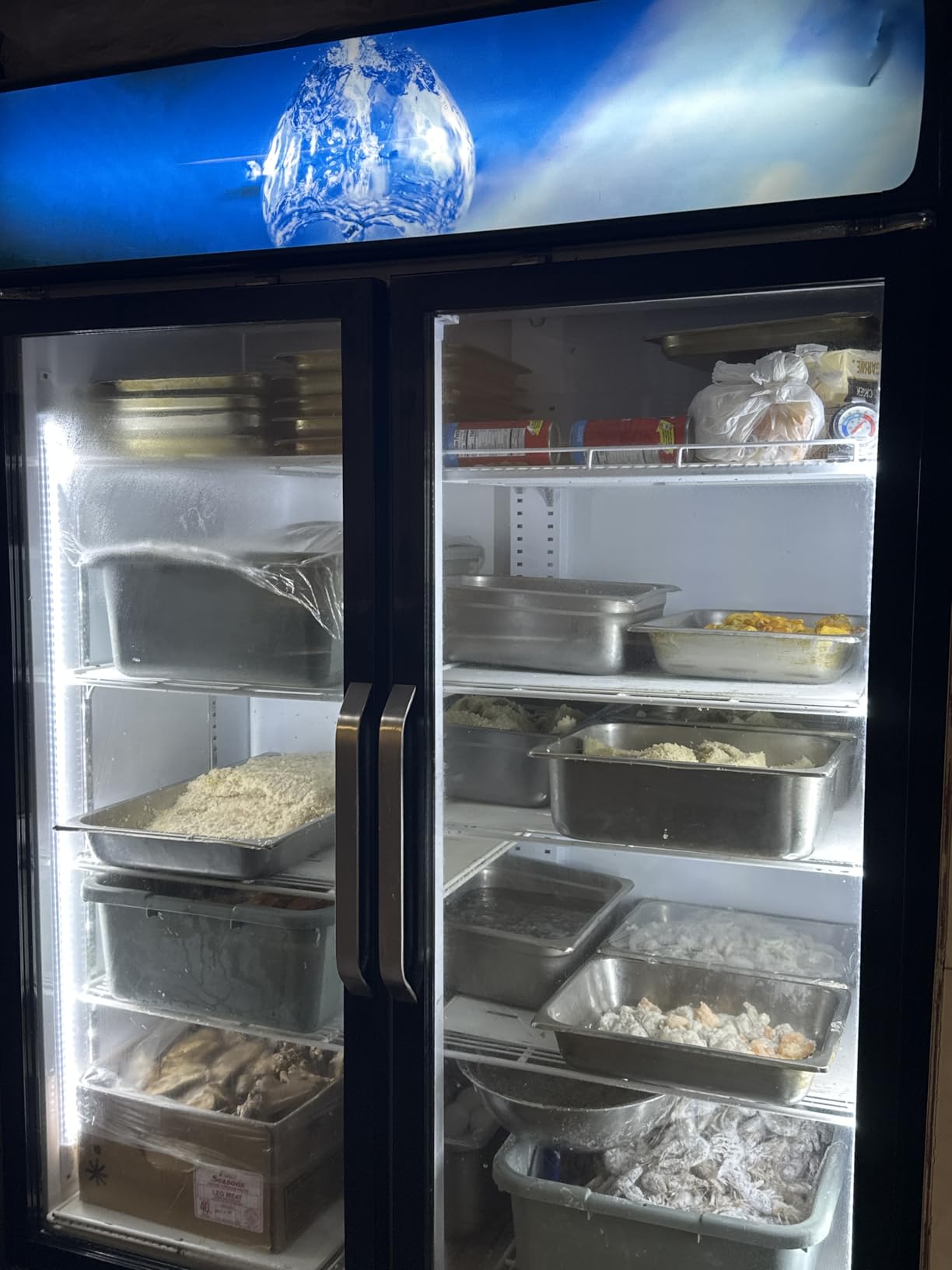 Mojgar Commercial Refrigerators, 28 Cu.Ft Beverage Fridge with 2 Glass Door customer photo 2