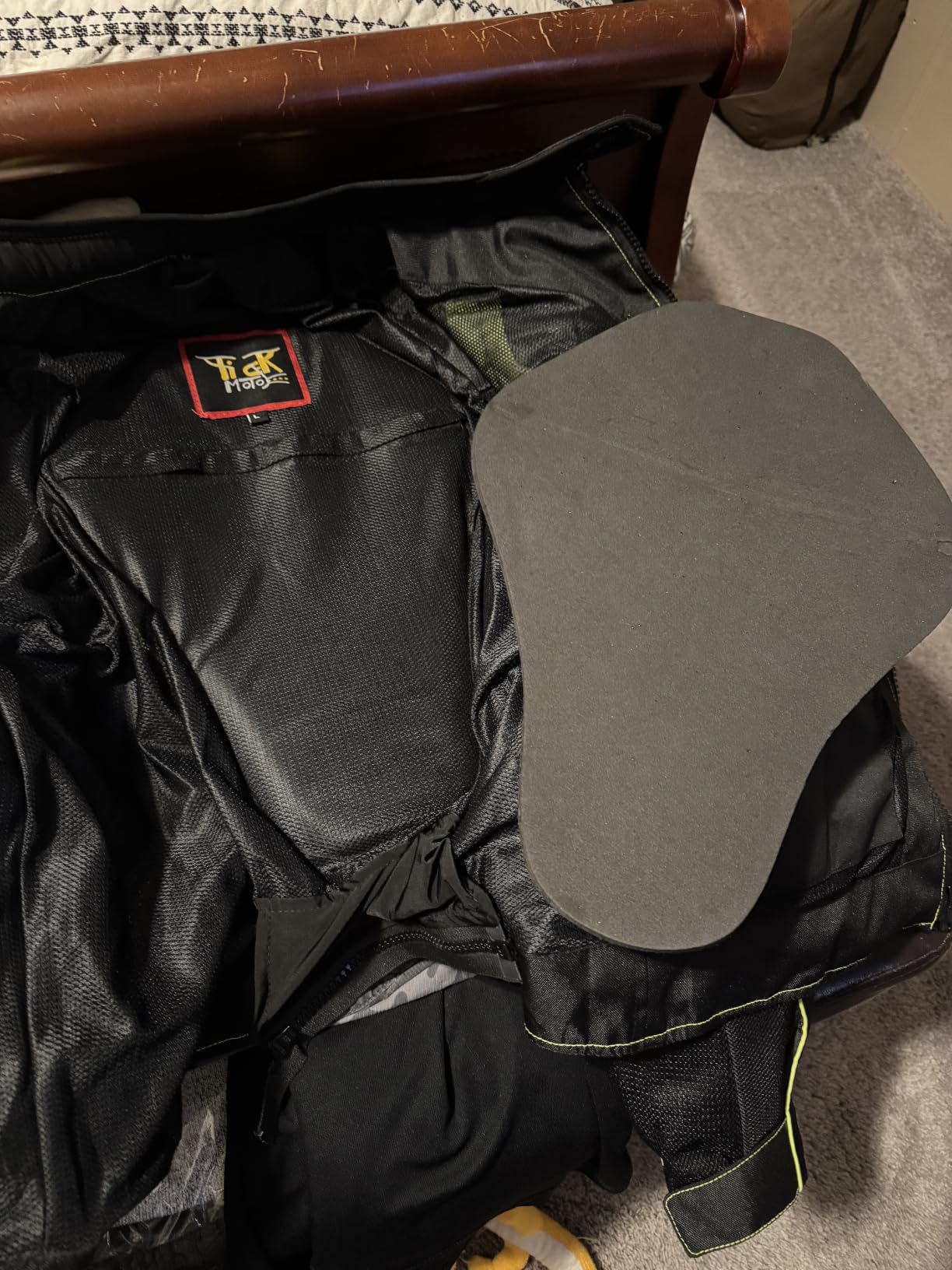PSLER CE Level 2 Back Motorcycle Armor, CE Level 2 Armor Jacket Pads Inserts customer photo 2