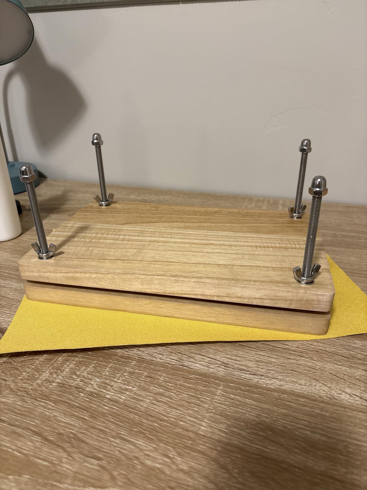 JUPEAN Book Press 7.9”x11.6” Wooden Book Binding Press Book Binding Kits customer photo 1
