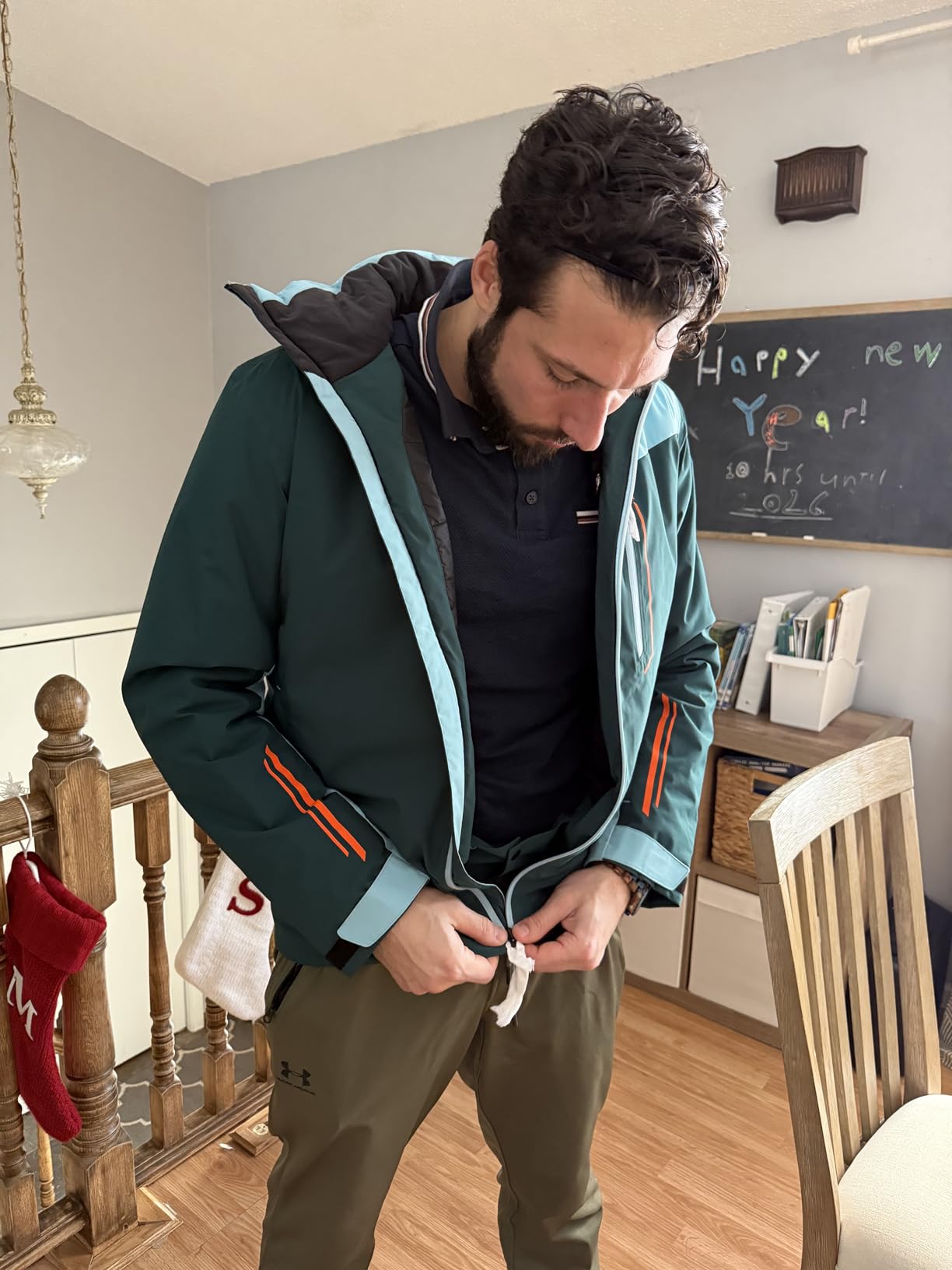 HEAD Men's Supershape Insulated Ski Jacket - Waterproof, Stretch Fabric, Detachable Hood & Snow Gaiter customer photo 1