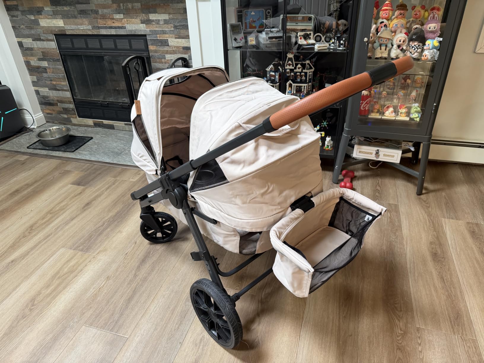 Weego Lightweight Wagon Stroller for 2 Kids, Foldable All-Terrain, Black customer photo 1