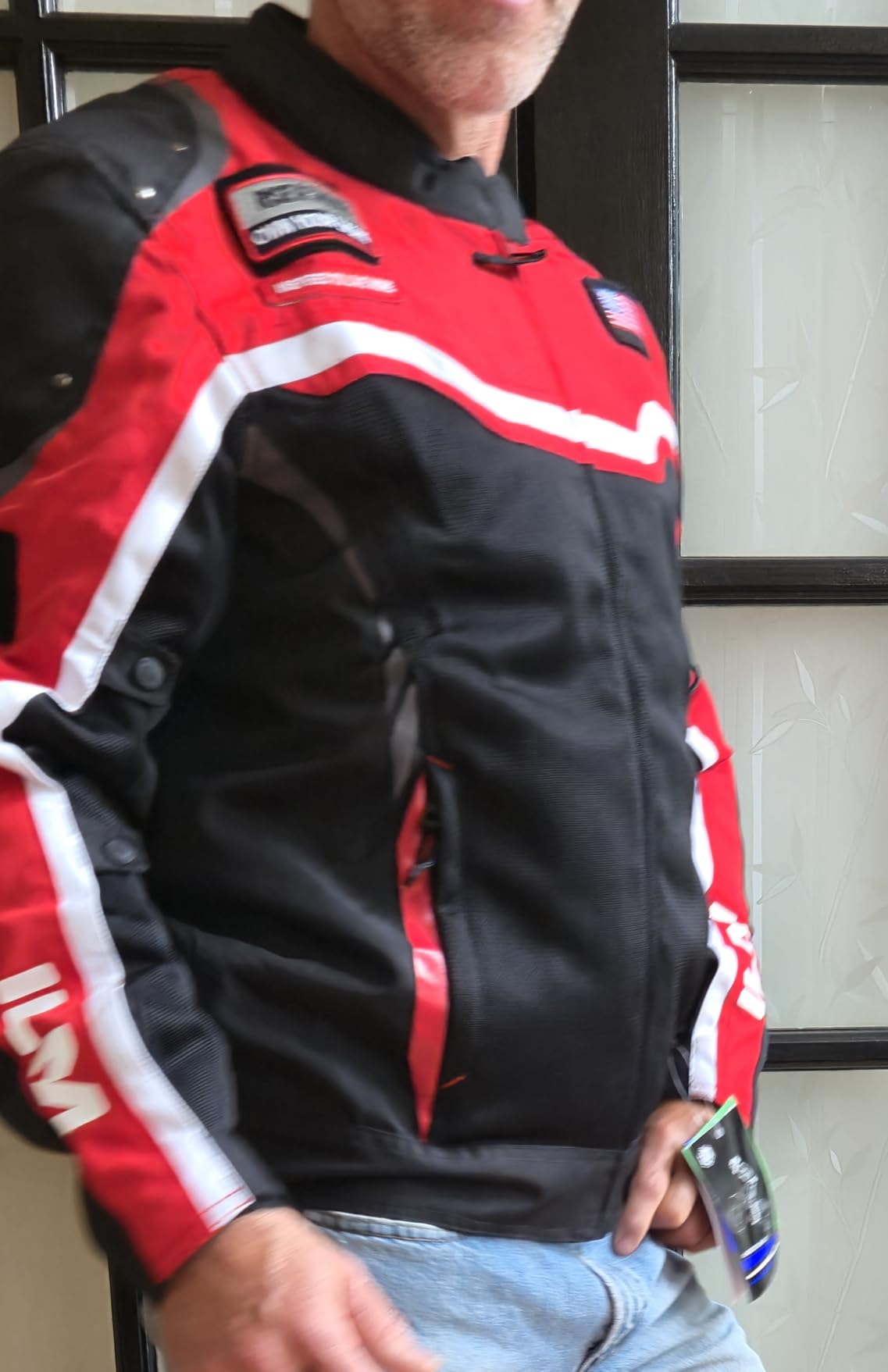ILM Motorcycle Mesh Jacket CE Armored Detachable Waterproof Liner JRC2-M customer photo 2