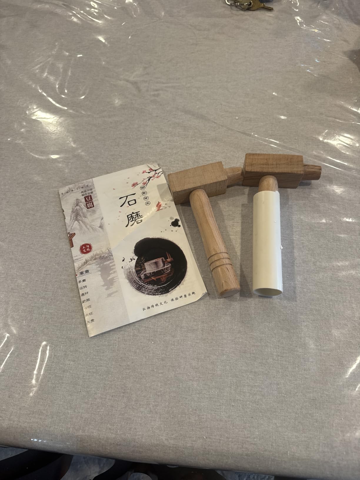 Natural Granite Stone Grain Mill – Handmade Stone Grinder & Mill for Dry & Wet Foods with Filter Bag, Traditional Manual Grinding Tool customer photo 2